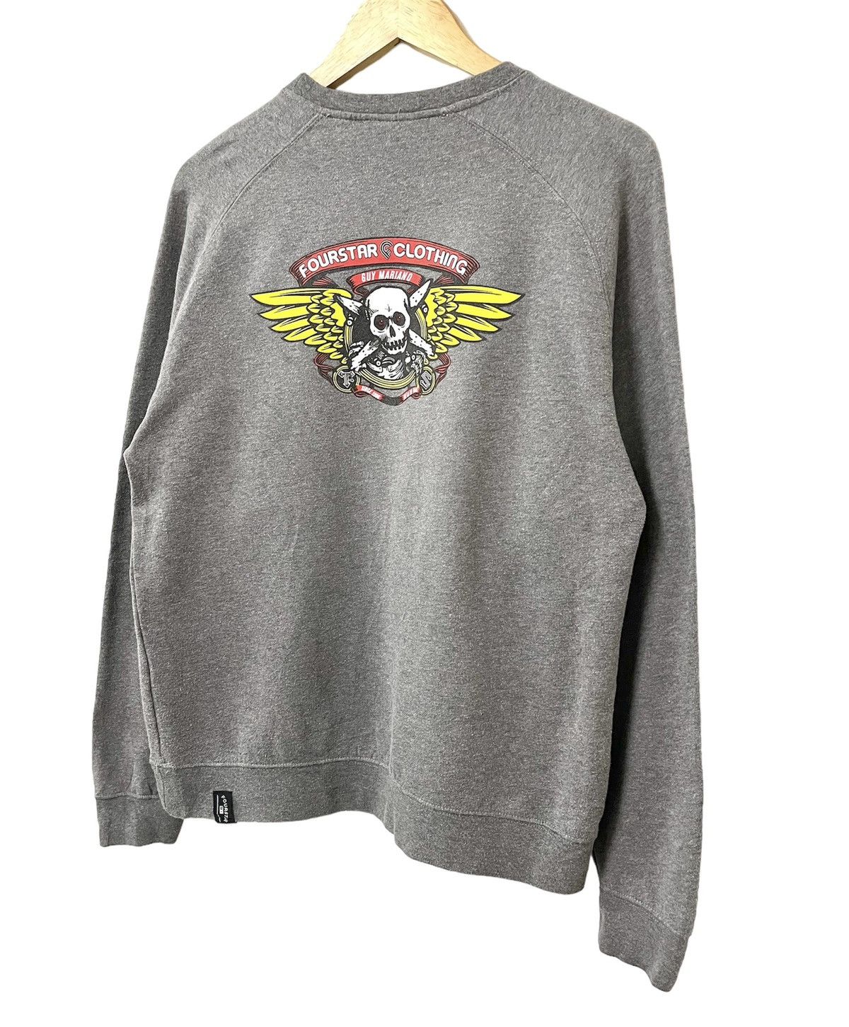 Fourstar FOURSTAR GUY MARIANO WINGED RIPPER SKATEBOARD SWEATSHIRT Size US M / EU 48-50 / 2 - 6 Thumbnail