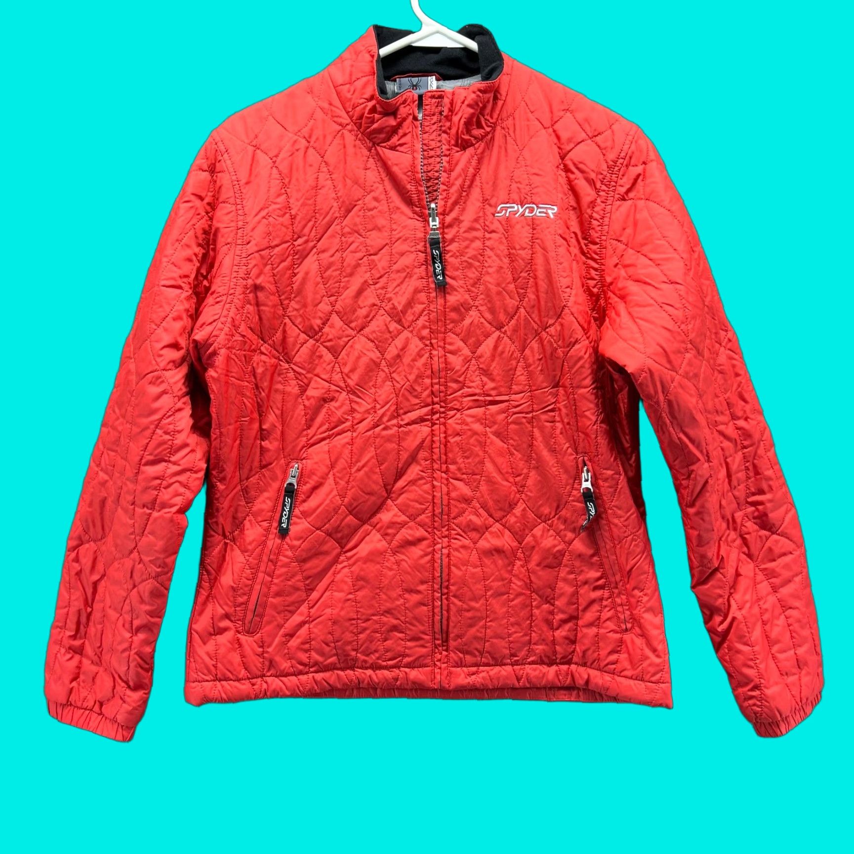 Spyder Spyder Jacket Women Large Red Quilted Full Zip Lightweight Ski Outdoor Coat 90s Size L / US 10 / IT 46 - 1 Thumbnail