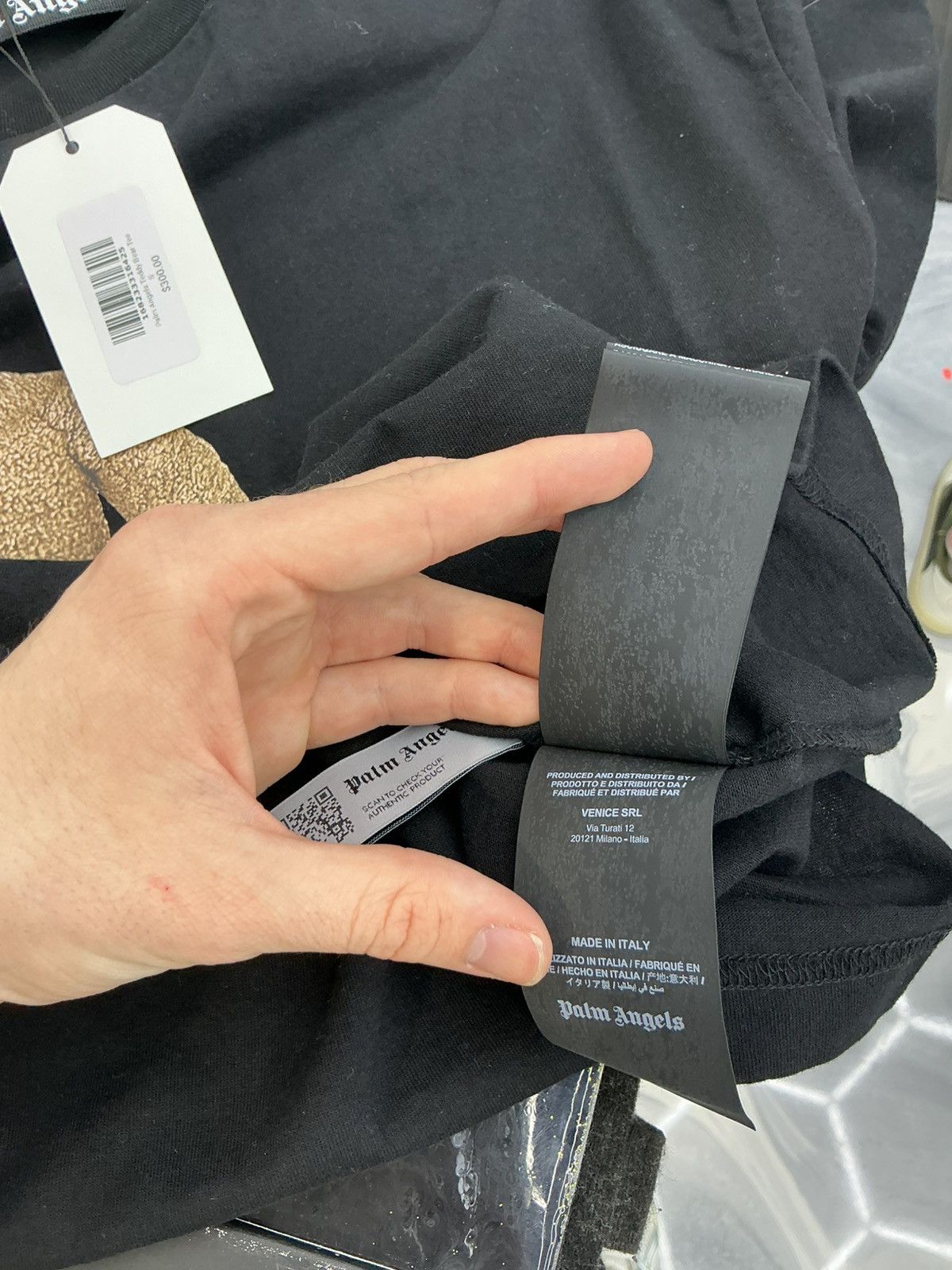 Palm Angels Palm Angels Bear Tee Black Size S Size US S / EU 44-46 / 1 - 11 Thumbnail