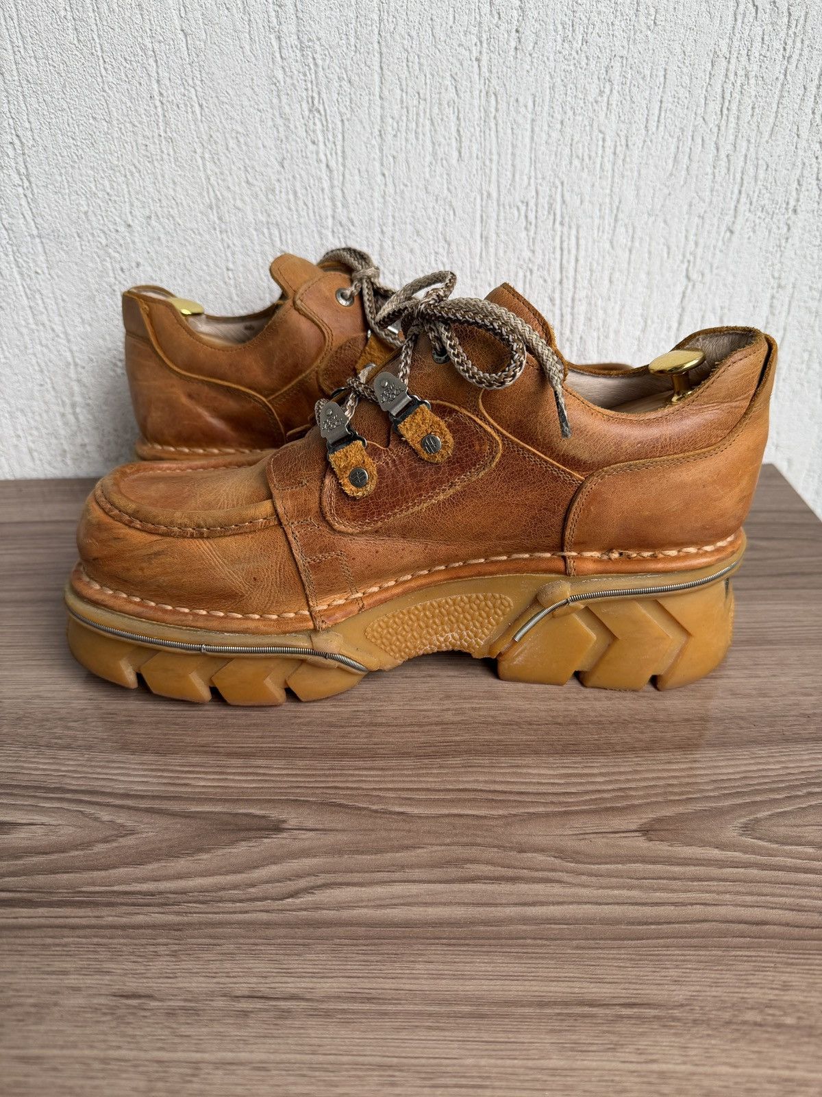 New Rock Vintage platform boots Size US 12 / EU 45 - 12 Thumbnail
