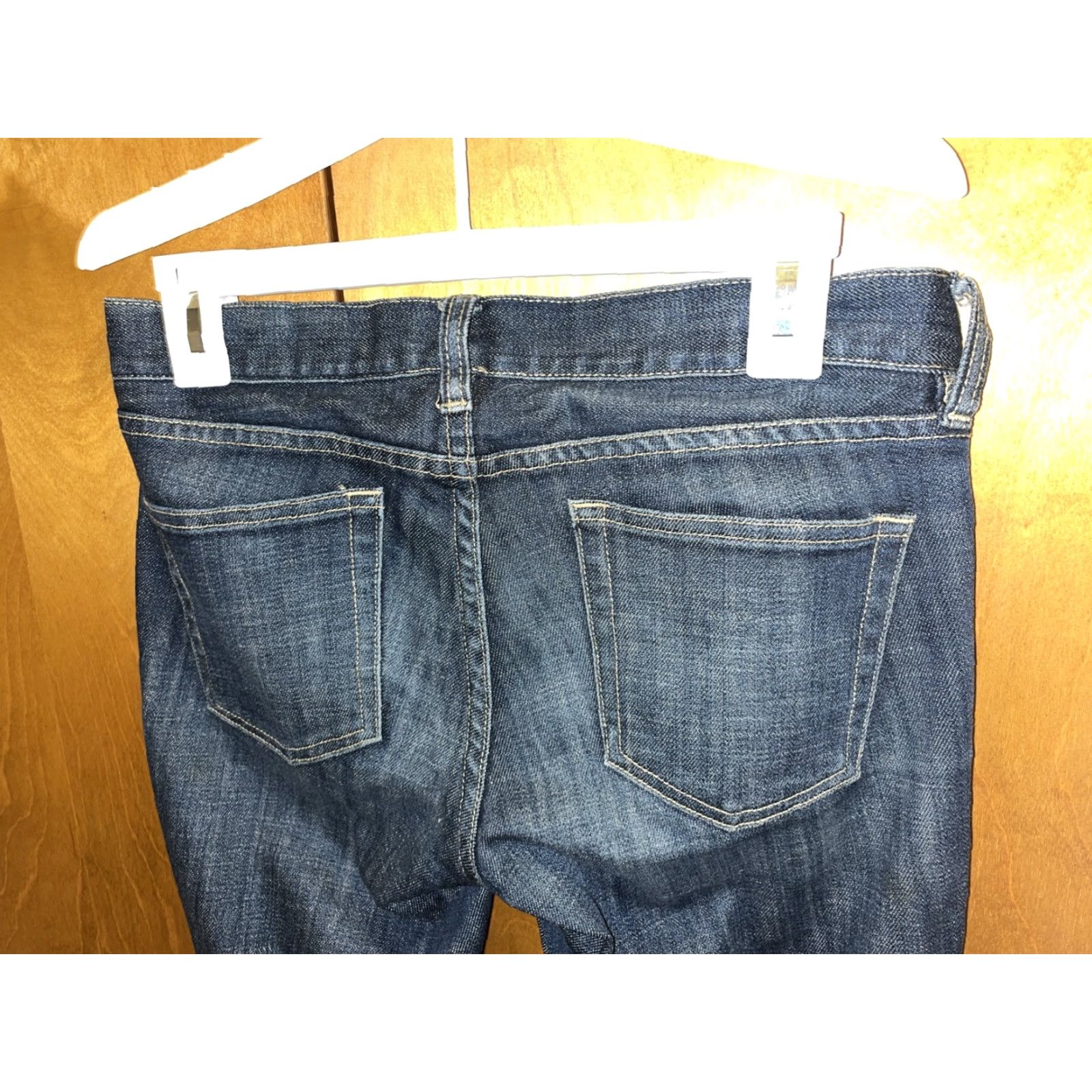 J.Crew J.Crew Jeans Womens Matchstick Stretch Dark Blue Straight Leg Size 26S Size 26" / US 2 / IT 38 - 5 Thumbnail