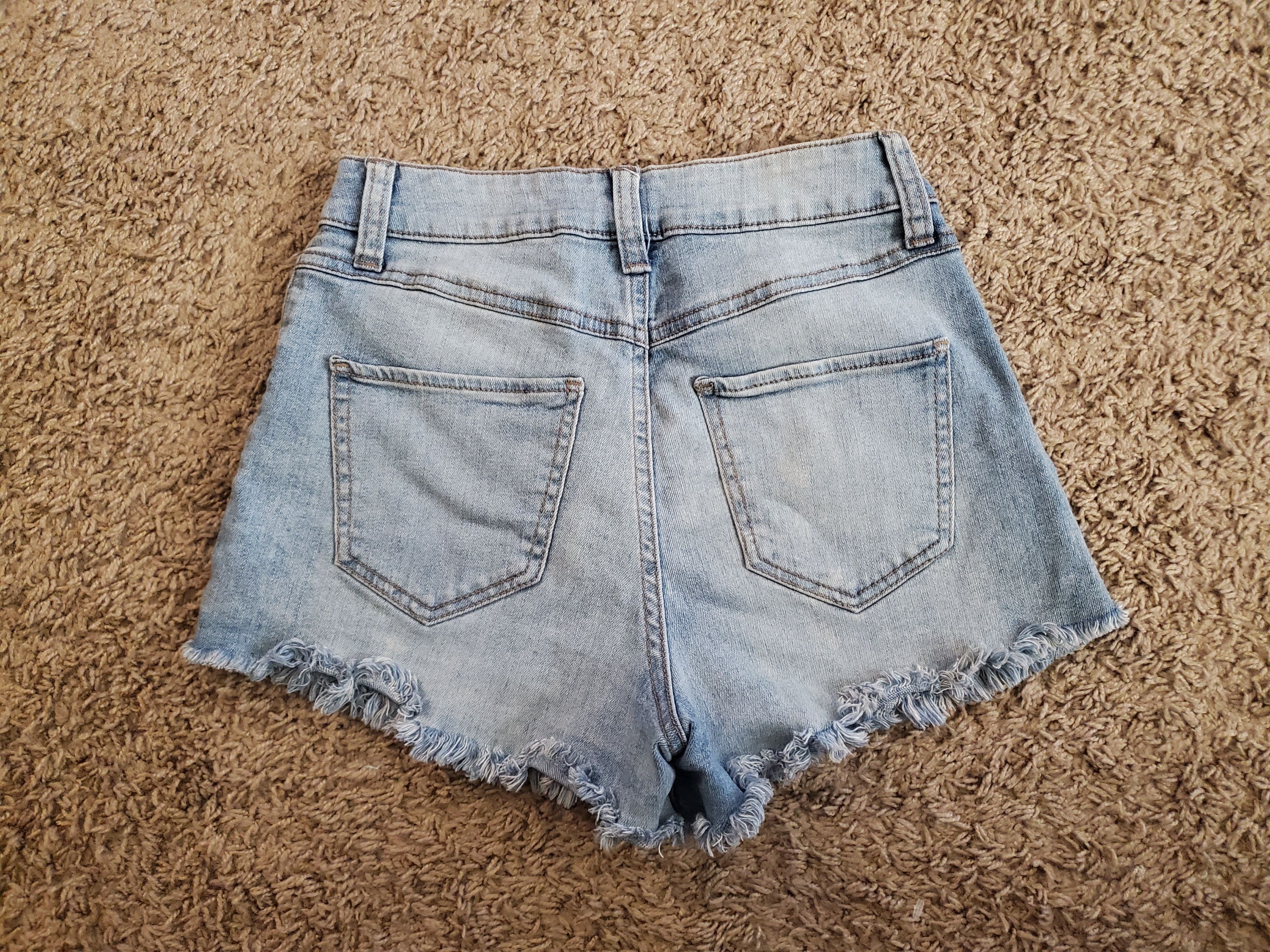 Other REWASH Brand High Rise Vintage Reunion Shorts w/ Frayed Hem Size 25" / US 0 / IT 36 - 3 Thumbnail