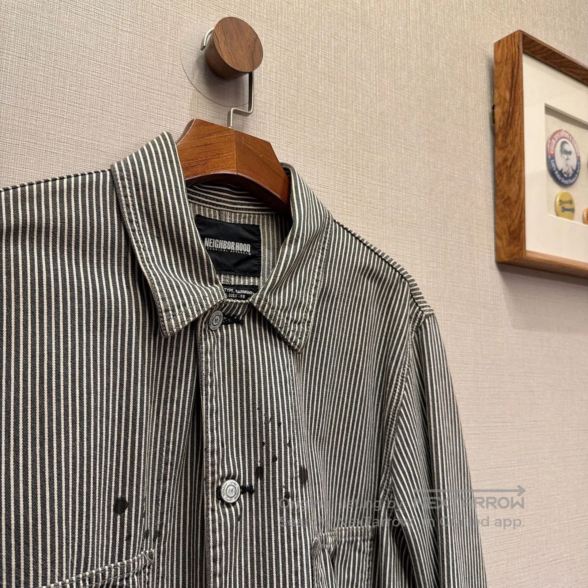 Neighborhood Neighborhood Urban Striped Work Jacket. Size US M / EU 48-50 / 2 - 2 Thumbnail