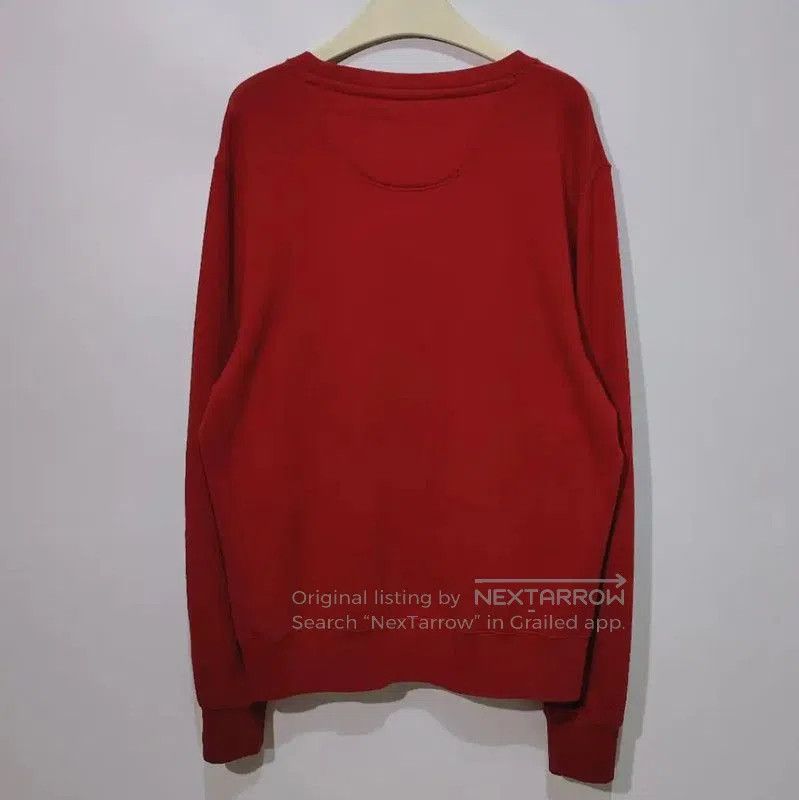 Burberry Burberry Red Cotton Women's Sweatshirt. Size L / US 10 / IT 46 - 2 Thumbnail