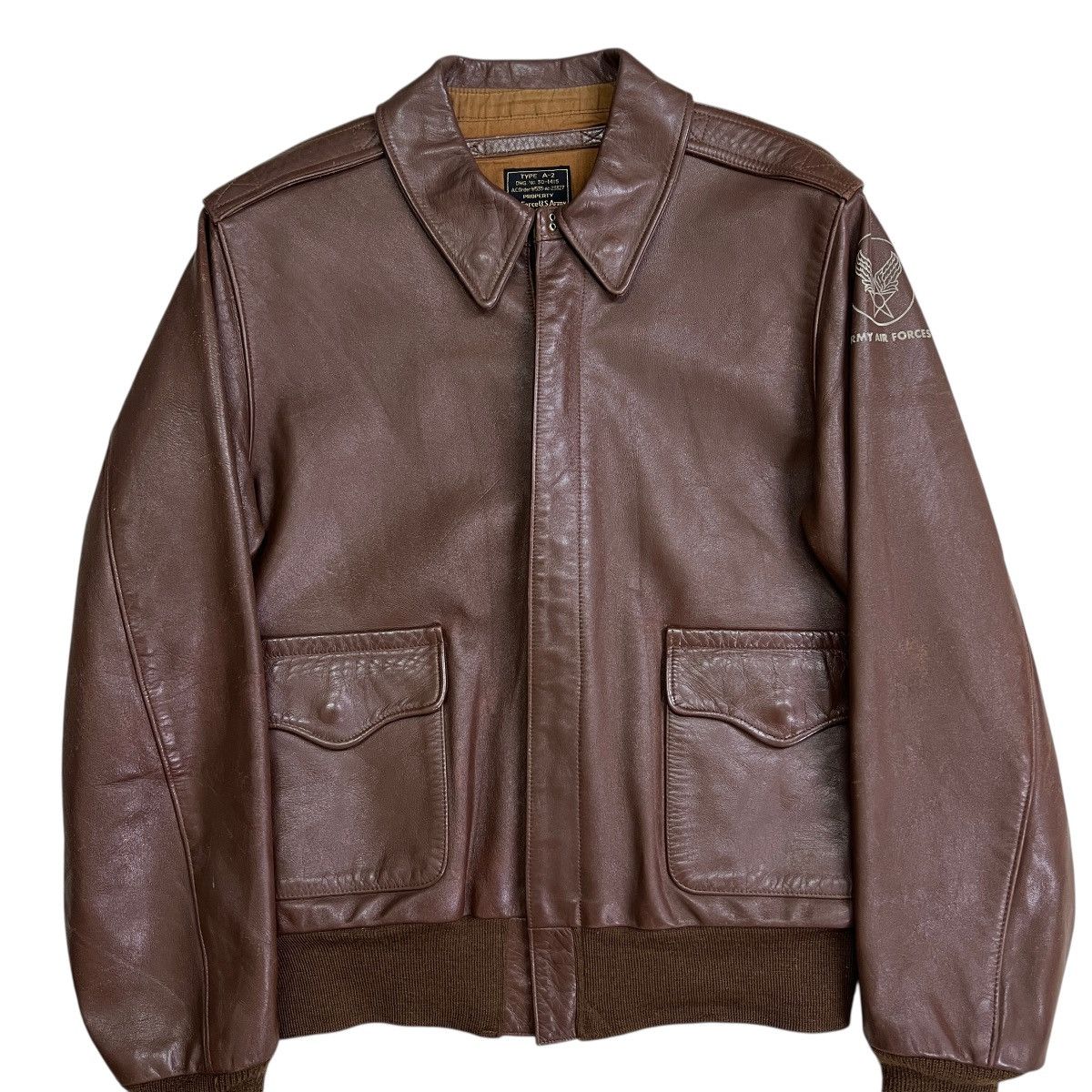 Buzz Rickson's Buzz Rickson Mfg Type A-2 Us Air Force Leather Jacket Size US M / EU 48-50 / 2 - 3 Thumbnail