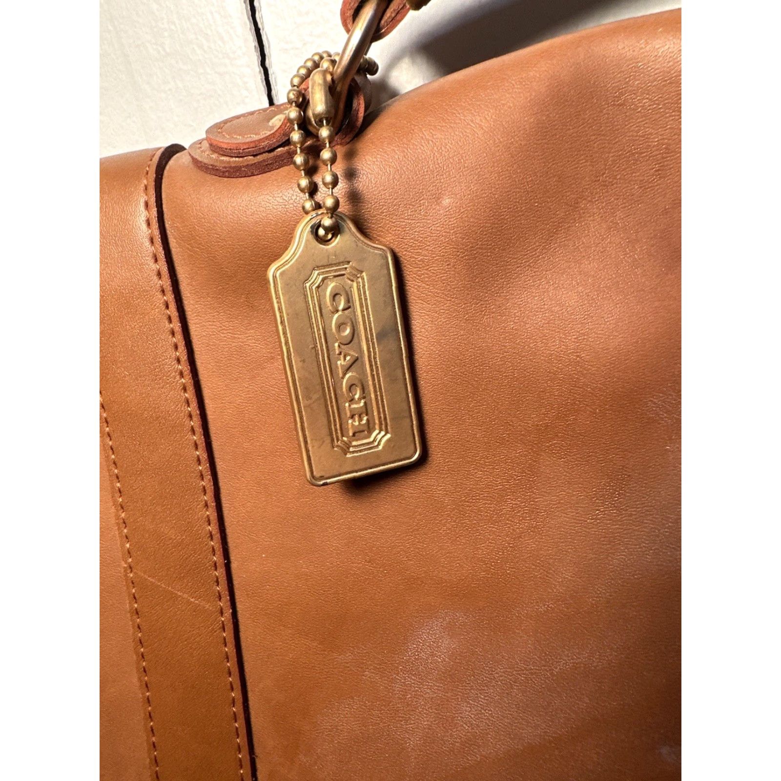 Coach VTG Coach Travel Bag / Briefcase / Leather Bag / Business Luggage - Brown - Large - Men - Vintage Size ONE SIZE - 3 Thumbnail