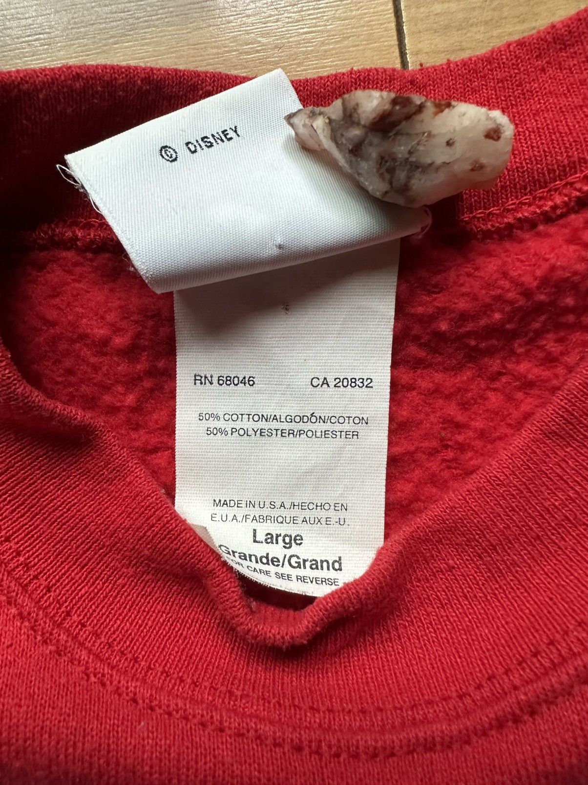 Mickey Mouse Mickey Mouse Red Sweater Size US L / EU 52-54 / 3 - 5 Thumbnail