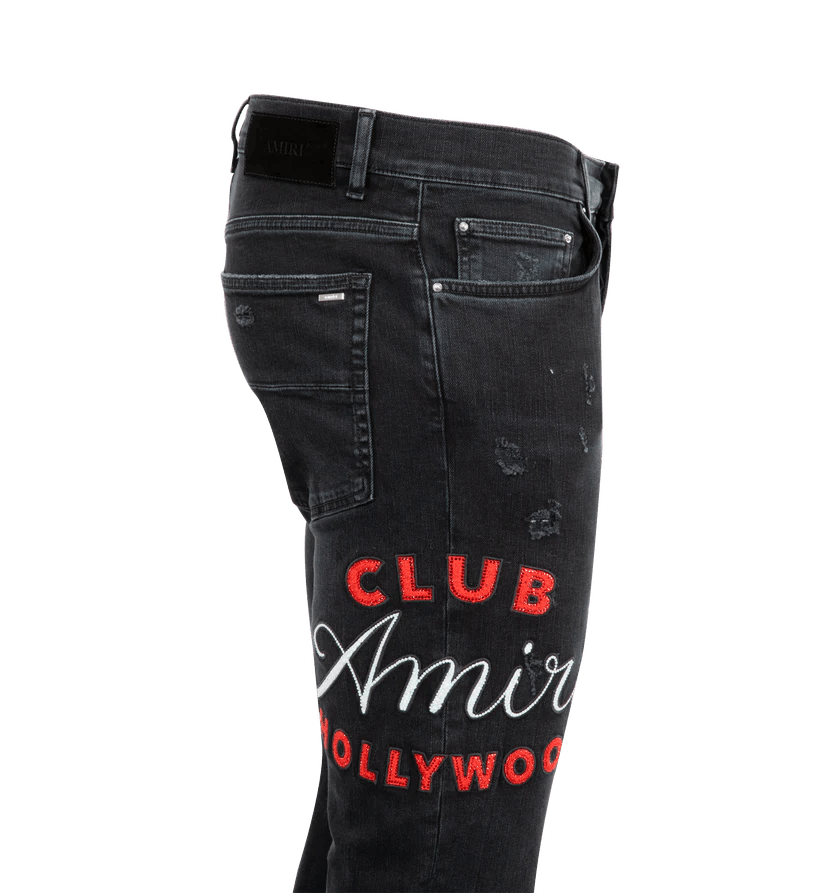 Amiri o1h1sh11225 Club Amiri Mx1 Jean in Black Size US 38 / EU 54 - 3 Thumbnail