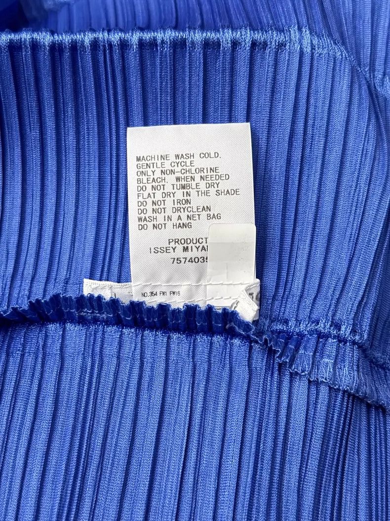 Other Issey Miyake size:3 Blue bamboo joint top with short sleev Size XS / US 0-2 / IT 36-38 - 4 Thumbnail