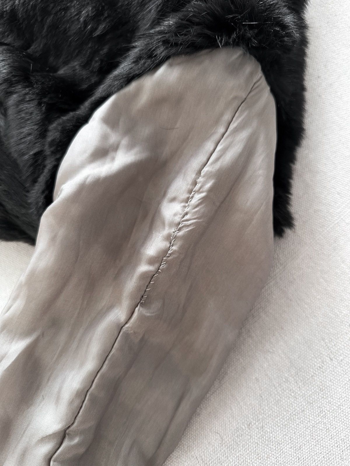 10sei0otto 10sei0otto Rabbit Fur Lamb Leather Gimp Scar Stitch Rider Size US S / EU 44-46 / 1 - 18 Thumbnail