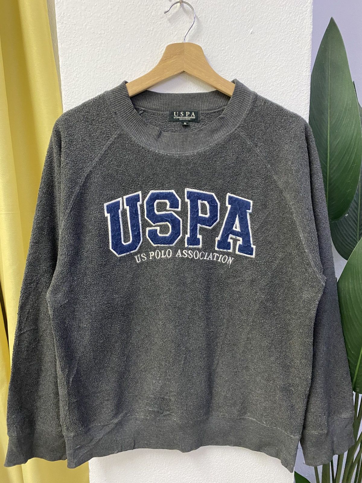 U.S. Polo Assn. × Vintage Vintage US Polo Association Fleece Sweatshirt Size US S / EU 44-46 / 1 - 1 Thumbnail