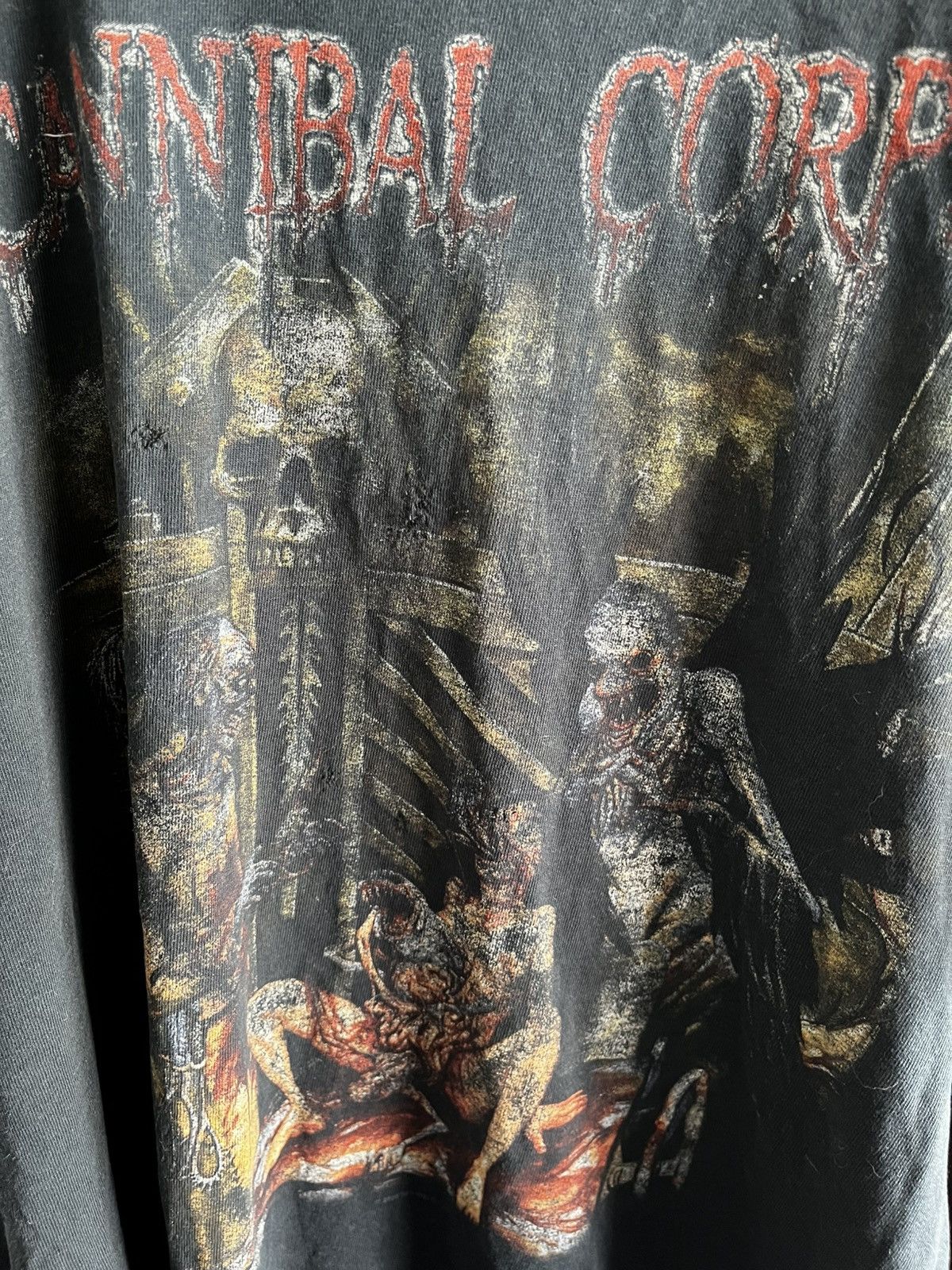 Band Tees Cannibal corpse wretched spawn tour 04’s Size US XXL / EU 58 / 5 - 3 Thumbnail