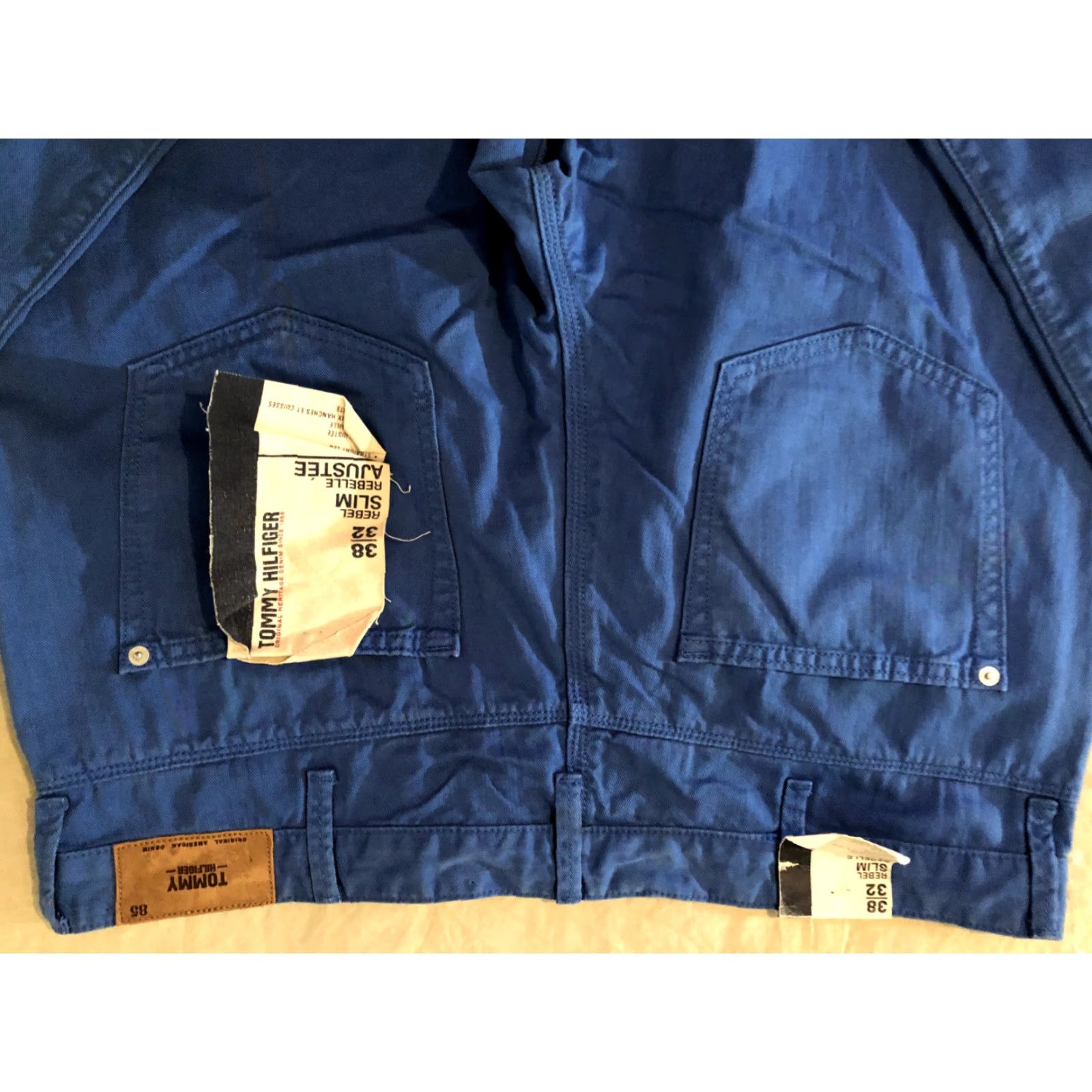 Tommy Hilfiger Tommy Hilfiger Jeans Mens 38x32 Slim Straight Blue Denim Pants 40x32 Size US 38 / EU 54 - 2 Thumbnail