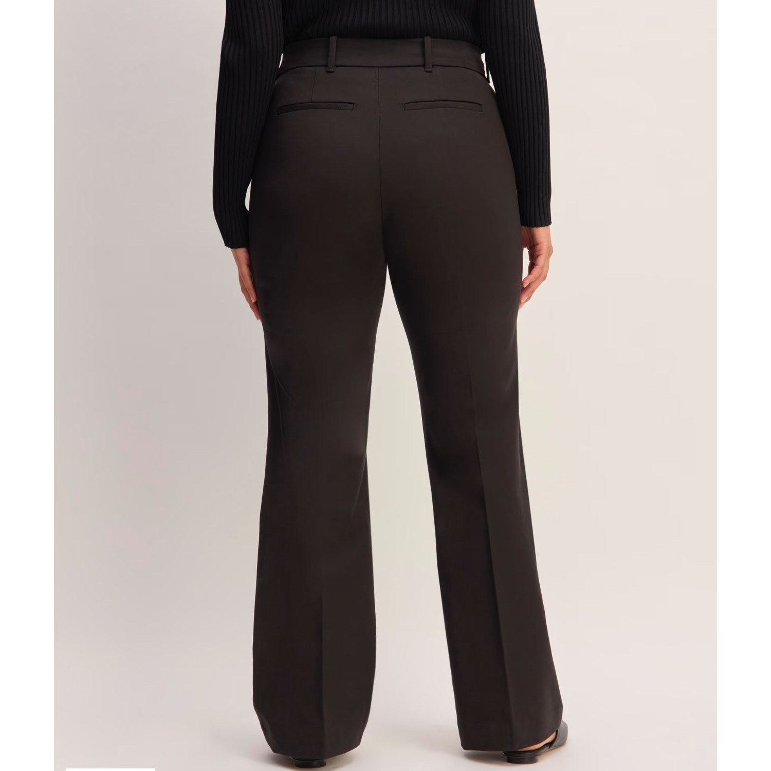 Everlane NWOT Everlane The Bi-Stretch Flare Pant In Black Size 00 Size 24" / US 00 / IT 34 - 3 Thumbnail