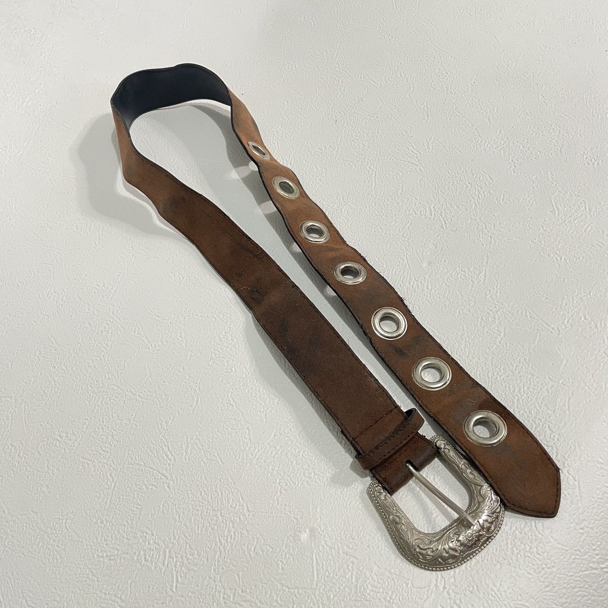 If Six Was Nine Vintage y2k western leather belts Size ONE SIZE - 3 Thumbnail