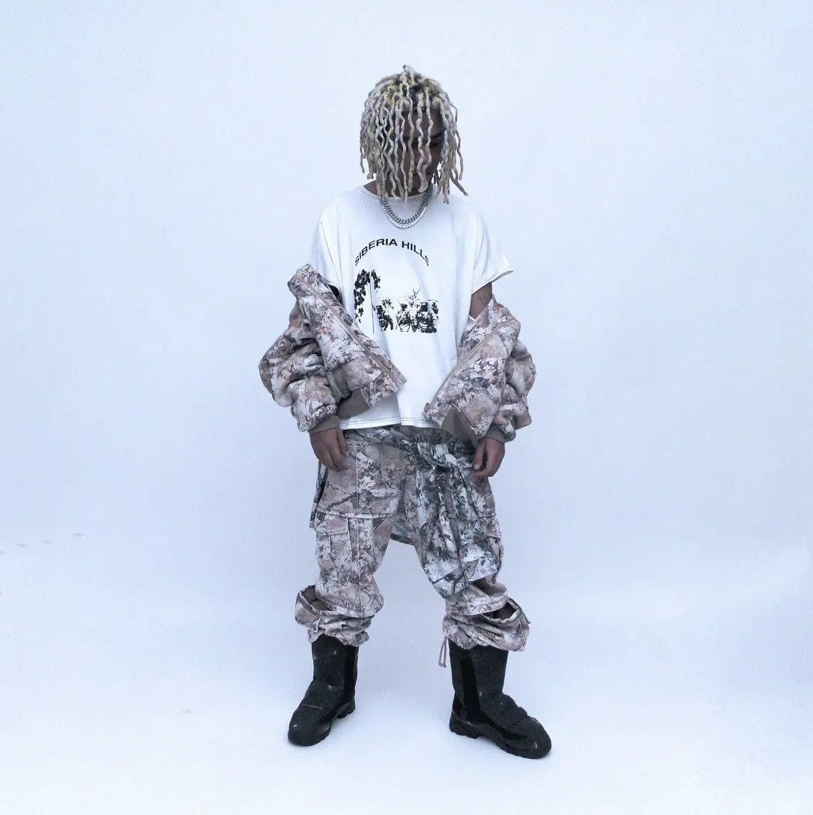 Siberia Hills Siberia Hills Camo Circle Bomber Jacket🍨 Size US M / EU 48-50 / 2 - 5 Thumbnail