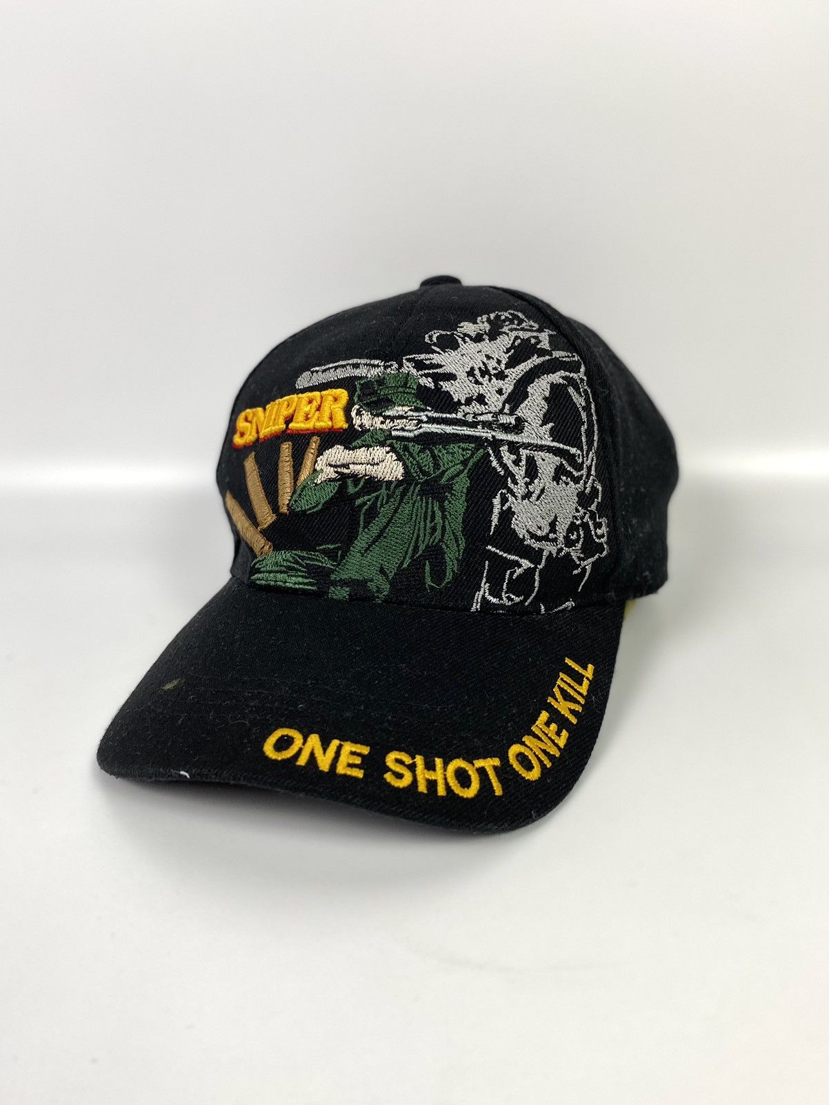Vintage vintage hat sniper one shot one kill Size ONE SIZE - 1 Thumbnail