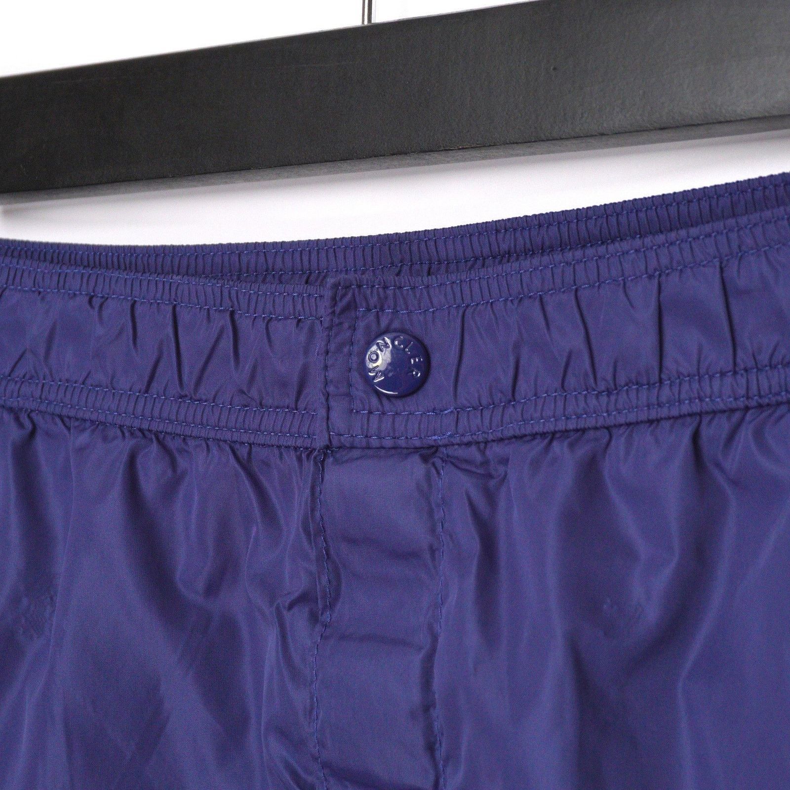 Moncler Moncler Solid Nylon Logo Boxer w/ Stripe Shorts Size US 32 / EU 48 - 3 Thumbnail