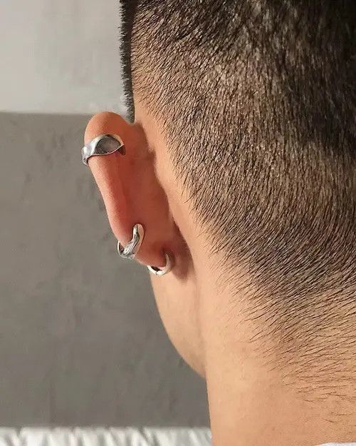 Designer Retro punk earrings Size ONE SIZE - 3 Thumbnail