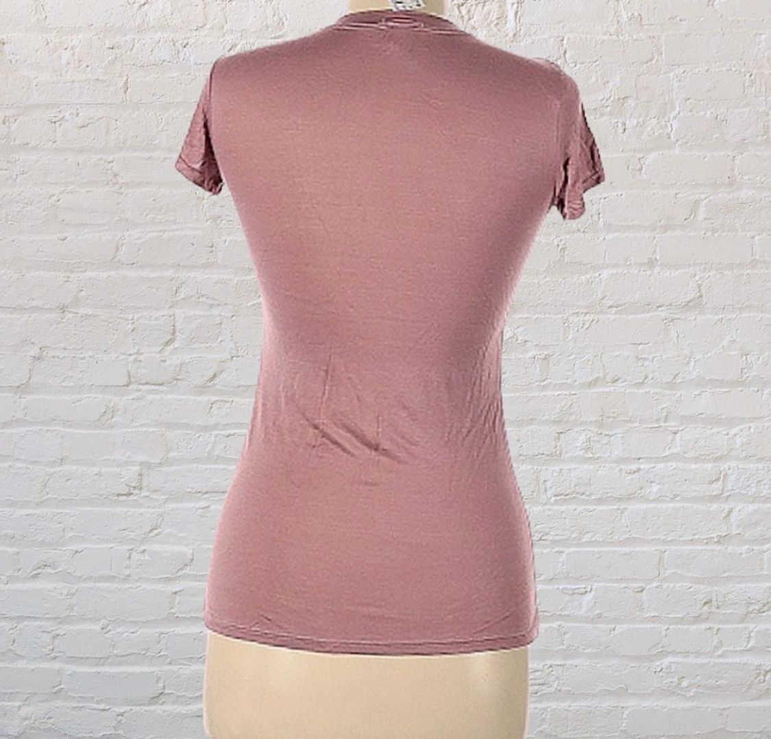 Other HEATHER MAUVE SPARKLY GOLD EMBELLISHED TSHIRT TEE TOP Size M / US 6-8 / IT 42-44 - 11 Thumbnail