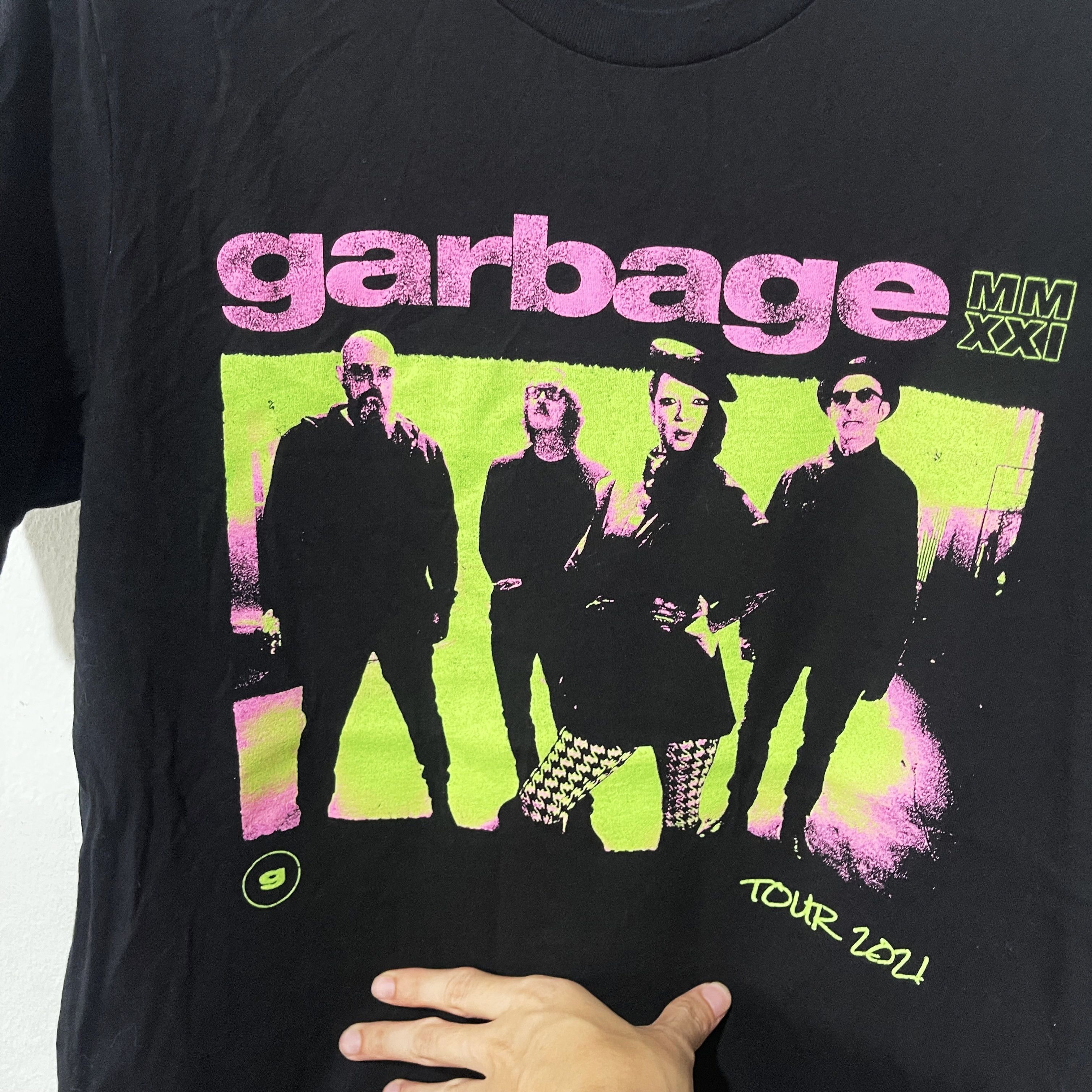 Band Tees Garbage Tour 2021 Band T-shirt Size US M / EU 48-50 / 2 - 2 Thumbnail