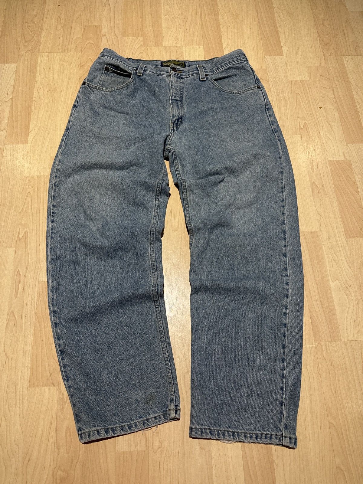 Anchor Blue × JNCO × Vintage Y2k Vintage Baggy Anchor Blue Affliction Jnco Skater Jeans Size US 34 / EU 50 - 1 Thumbnail