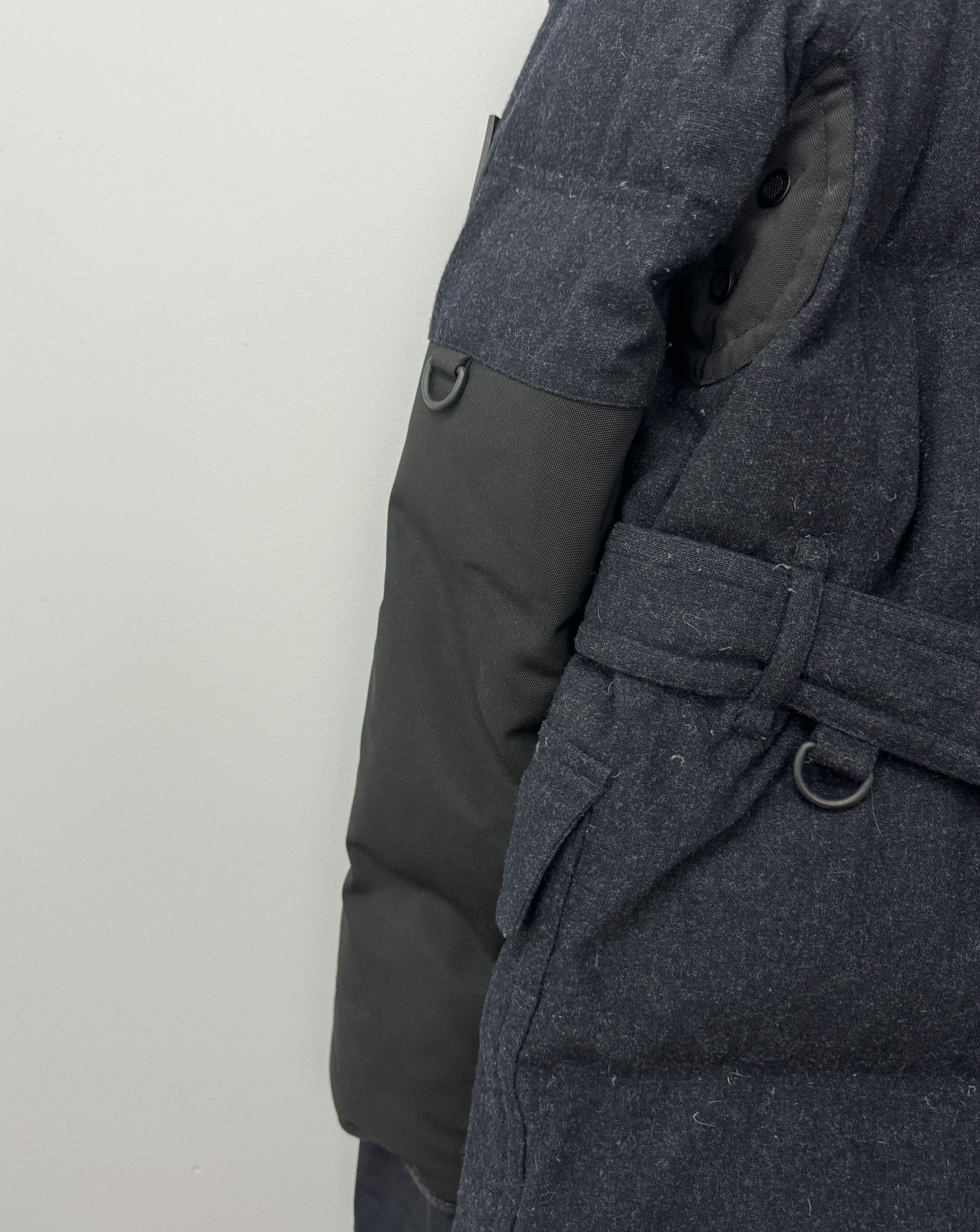 Burberry Burberry Sport Wool Down Jacket Coat Puffer Big Logo Size XL Size US XL / EU 56 / 4 - 18 Thumbnail