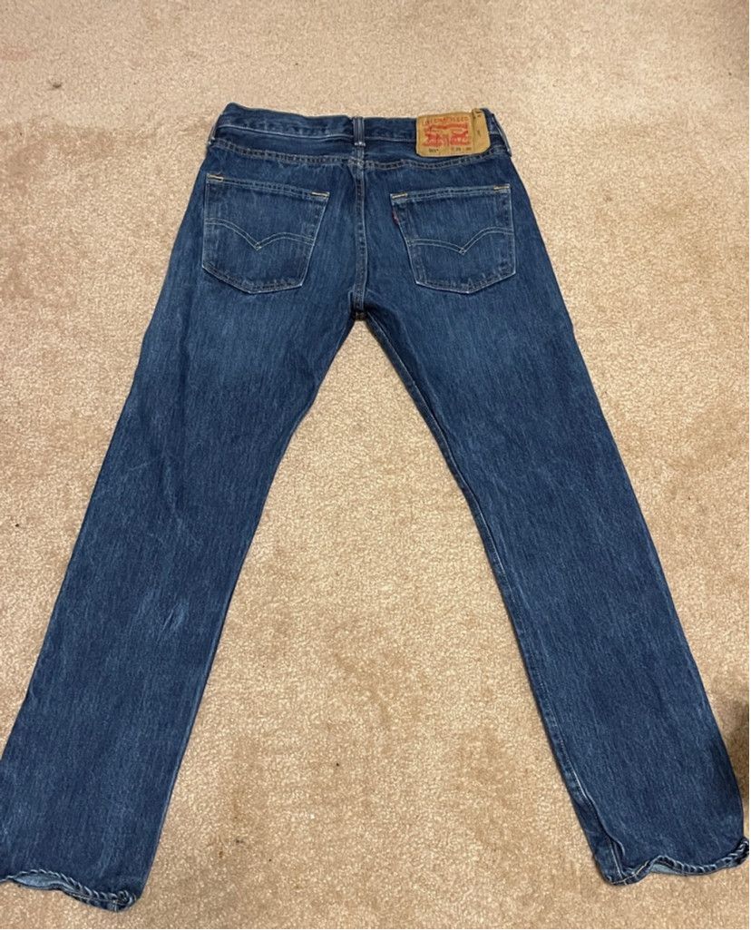 Levi's Men’s Levi 501 Jeans sz-29 Size US 29 - 2 Thumbnail