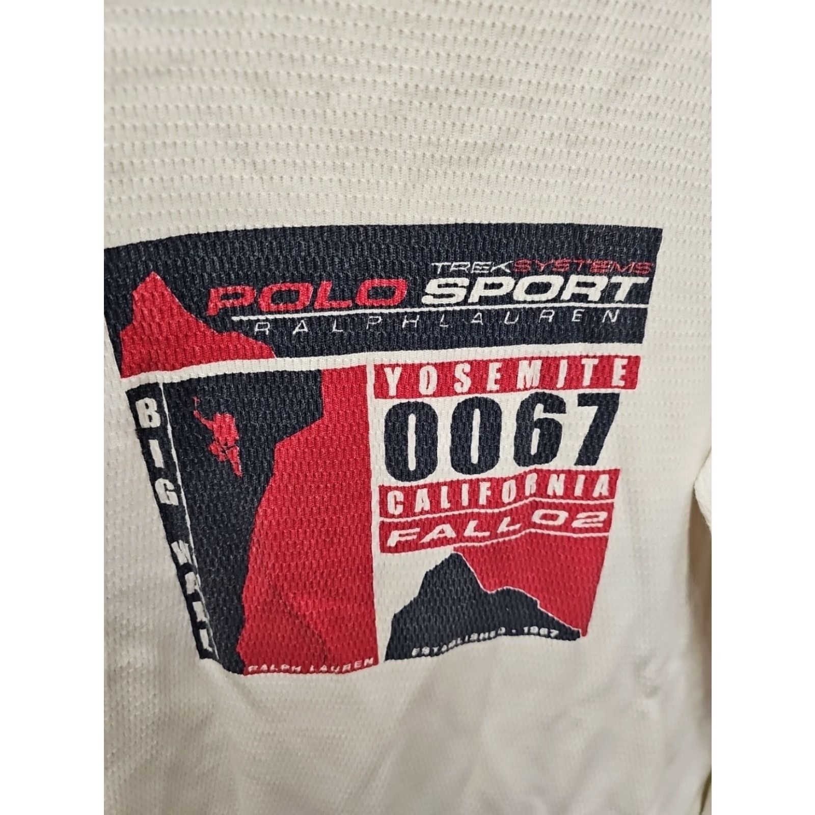 Vintage Polo Sport Ralph Lauren Trek Systems Rock Climbing Grappling Thermal Shirt Large Size US L / EU 52-54 / 3 - 3 Thumbnail