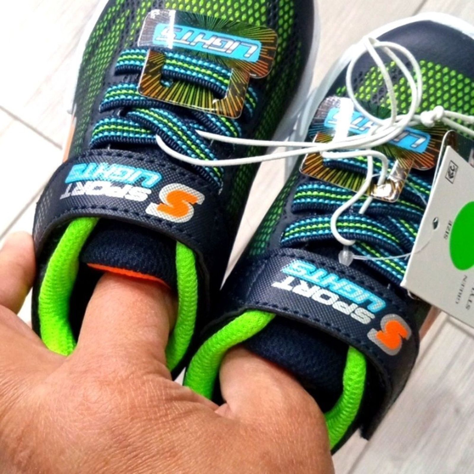 SKECHERS (S-3506) S Sport by Skechers Rylan Light-Up Sneakers Sz 5 Size US 5 / IT 35 - 2 Thumbnail