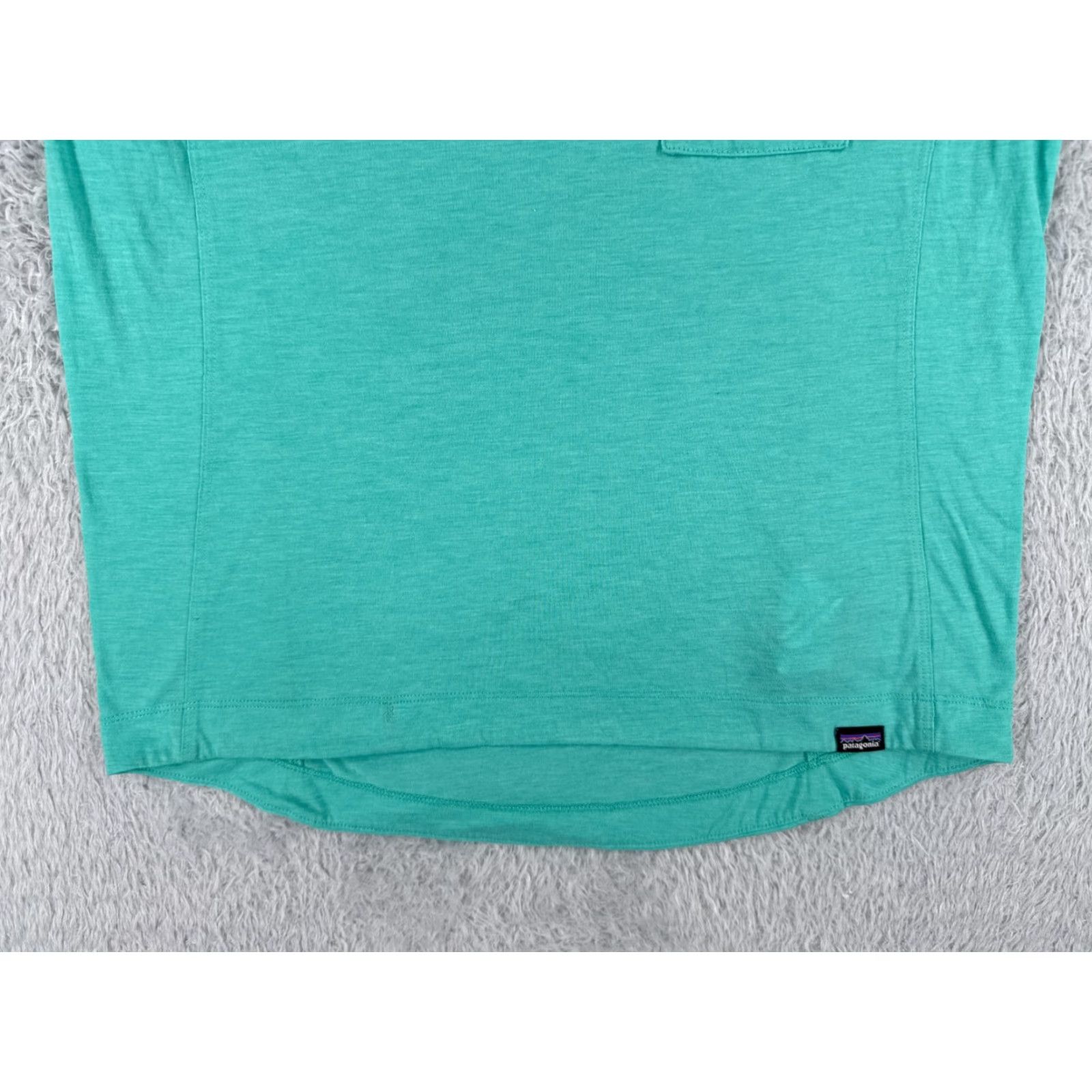 Patagonia Patagonia Shirt Women S Teal Short Sleeve Henley Capilene Cool Trail Size S / US 4 / IT 40 - 6 Thumbnail