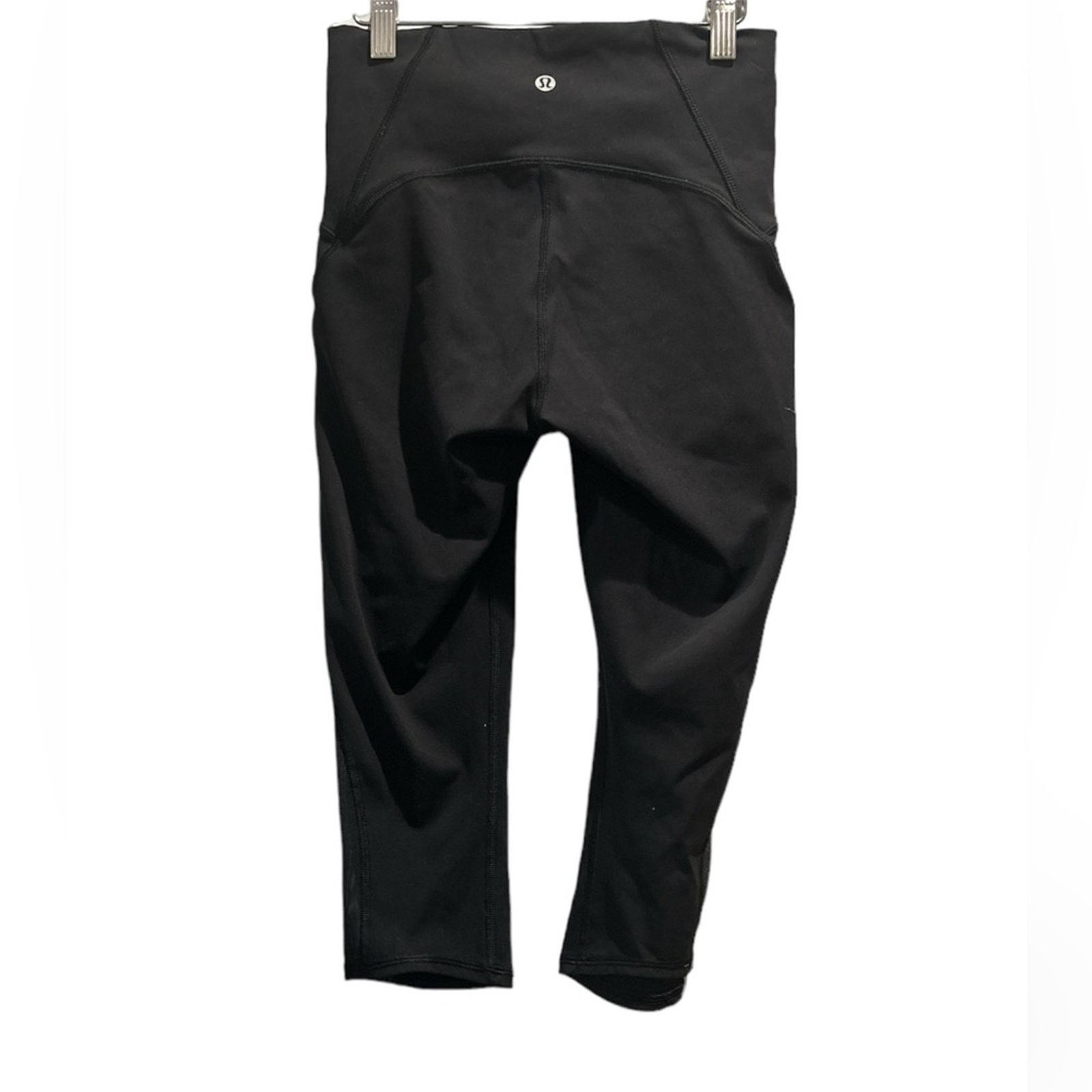 Lululemon LULULEMON Women's Black Train Times Crop Leggings 17" Sz 4 Size 27" / US 4 / IT 40 - 4 Thumbnail
