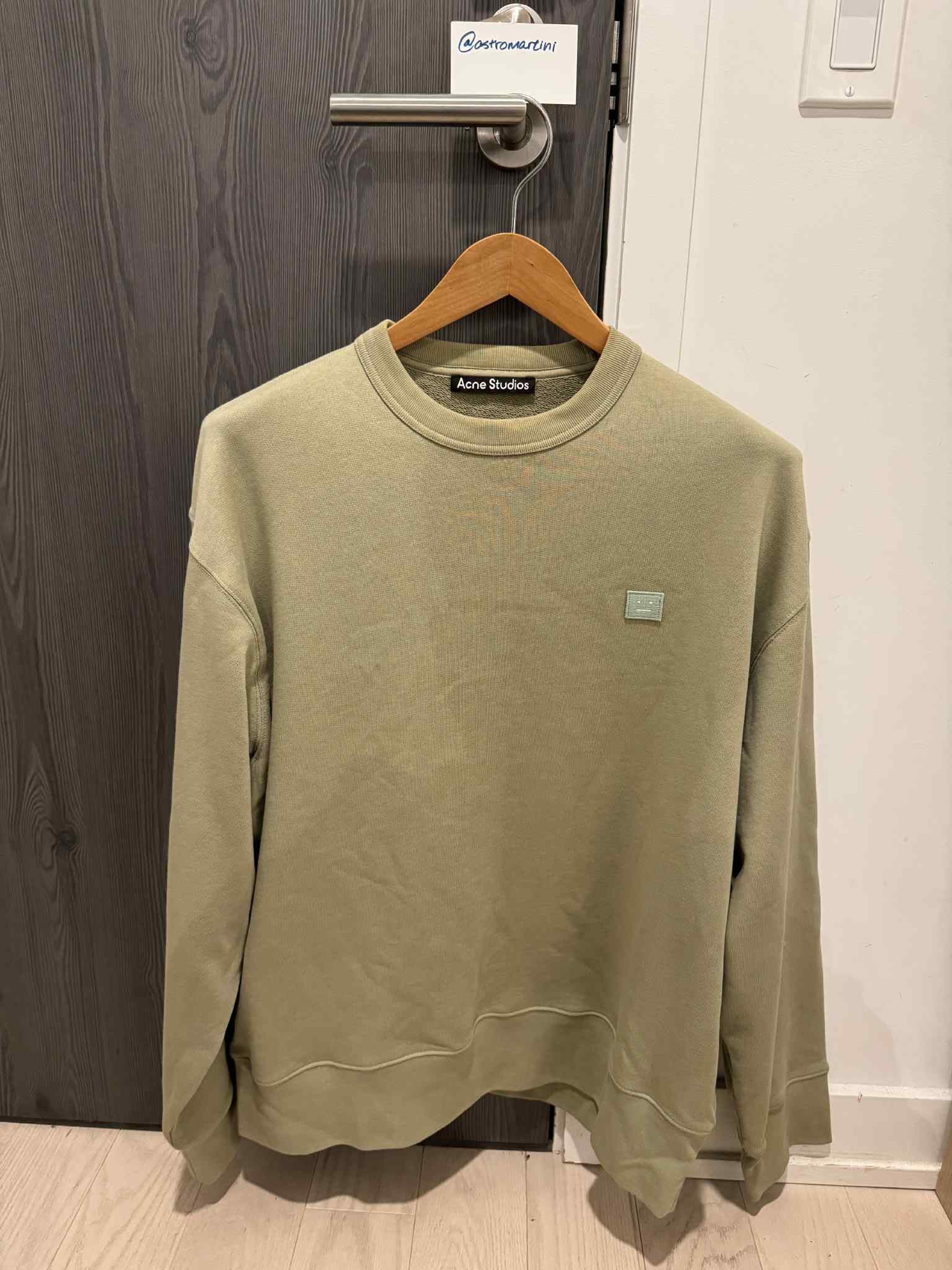 Acne Studios Acne Studios Face Logo Crewneck Sweater Size US S / EU 44-46 / 1 - 1 Thumbnail