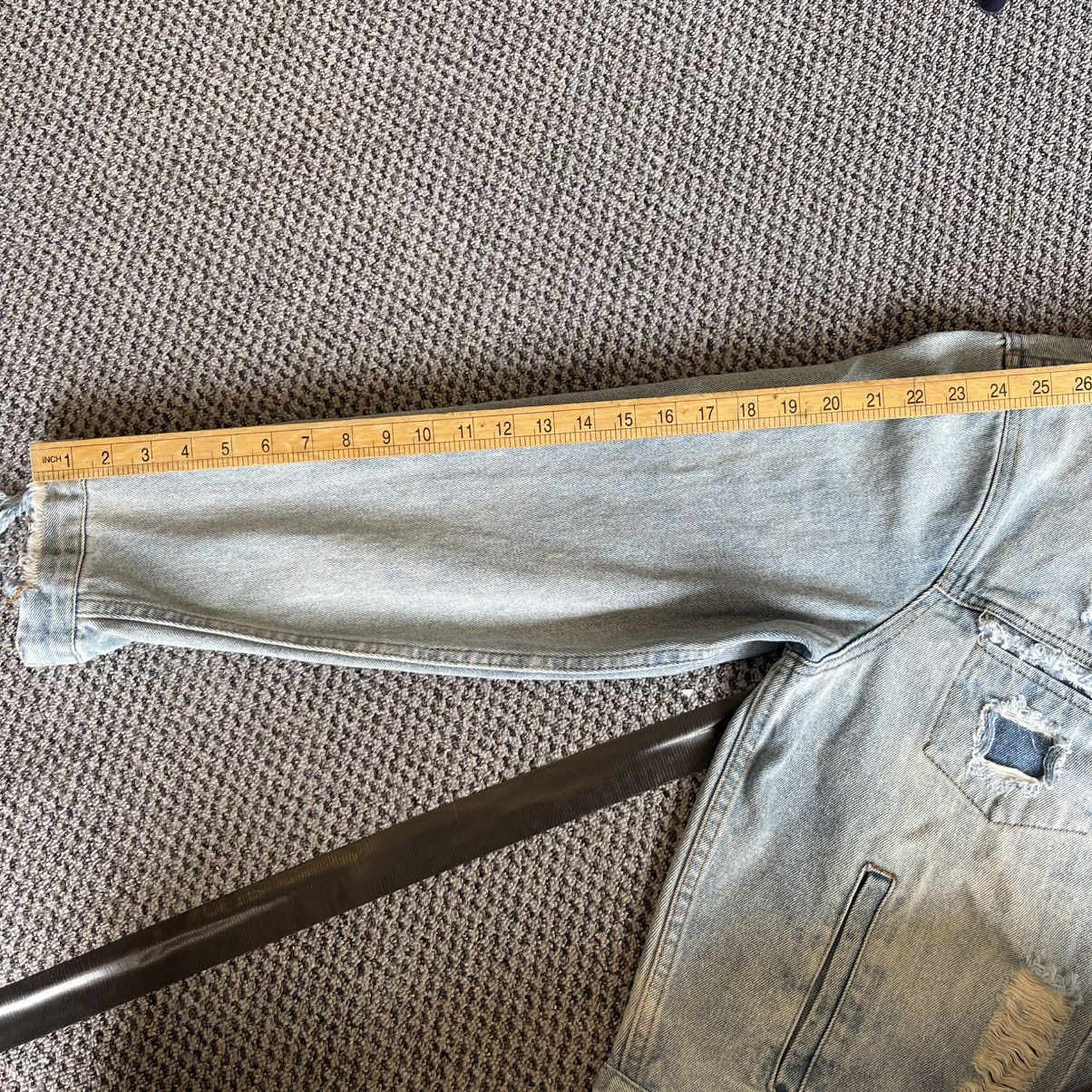 Japanese Brand Vintage Japanese Bondage Style Distressed Denim Jacket Size US M / EU 48-50 / 2 - 11 Thumbnail