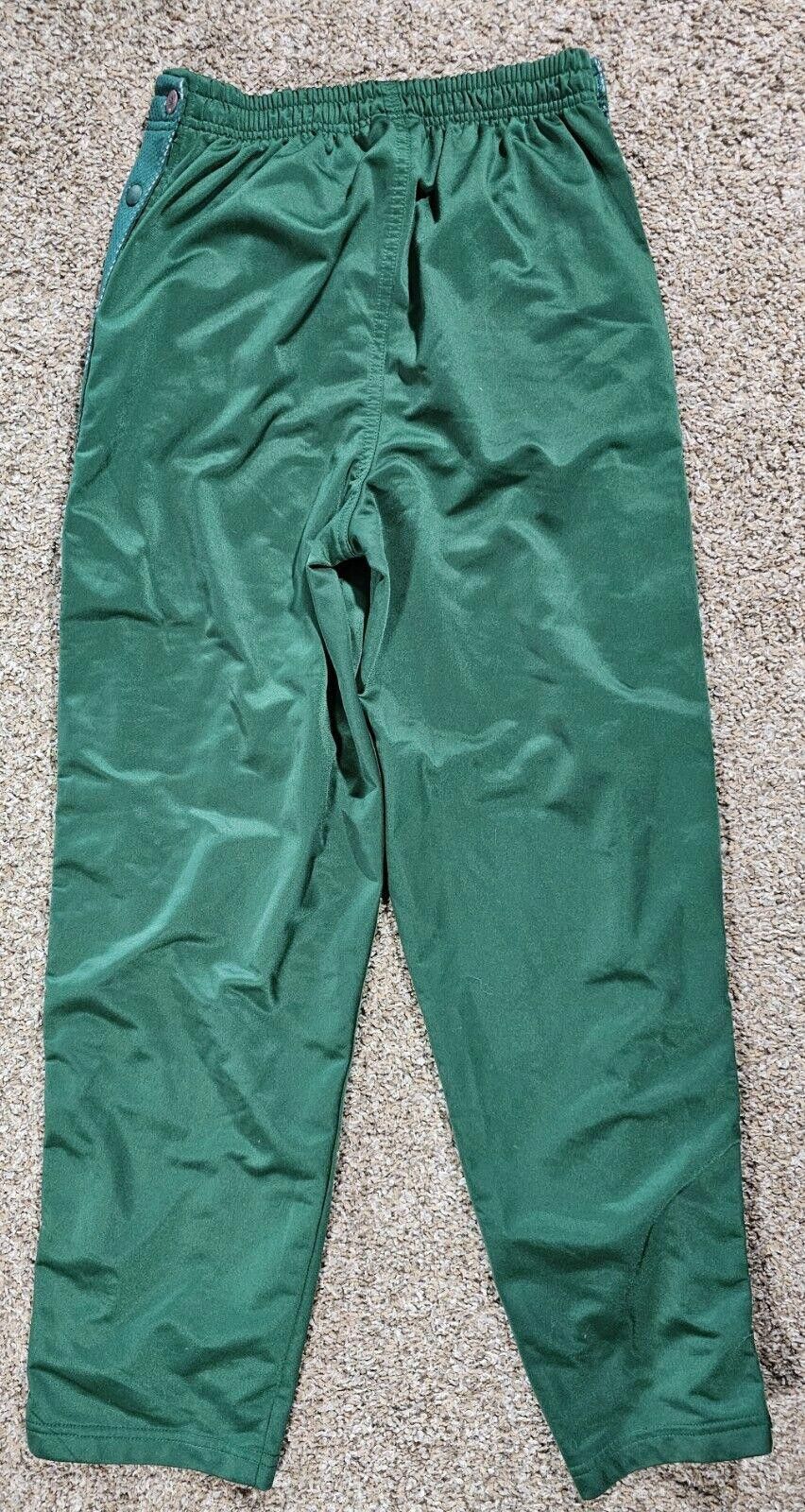 Designer green warm up tear away athletic pants Size US 32 / EU 48 - 8 Thumbnail