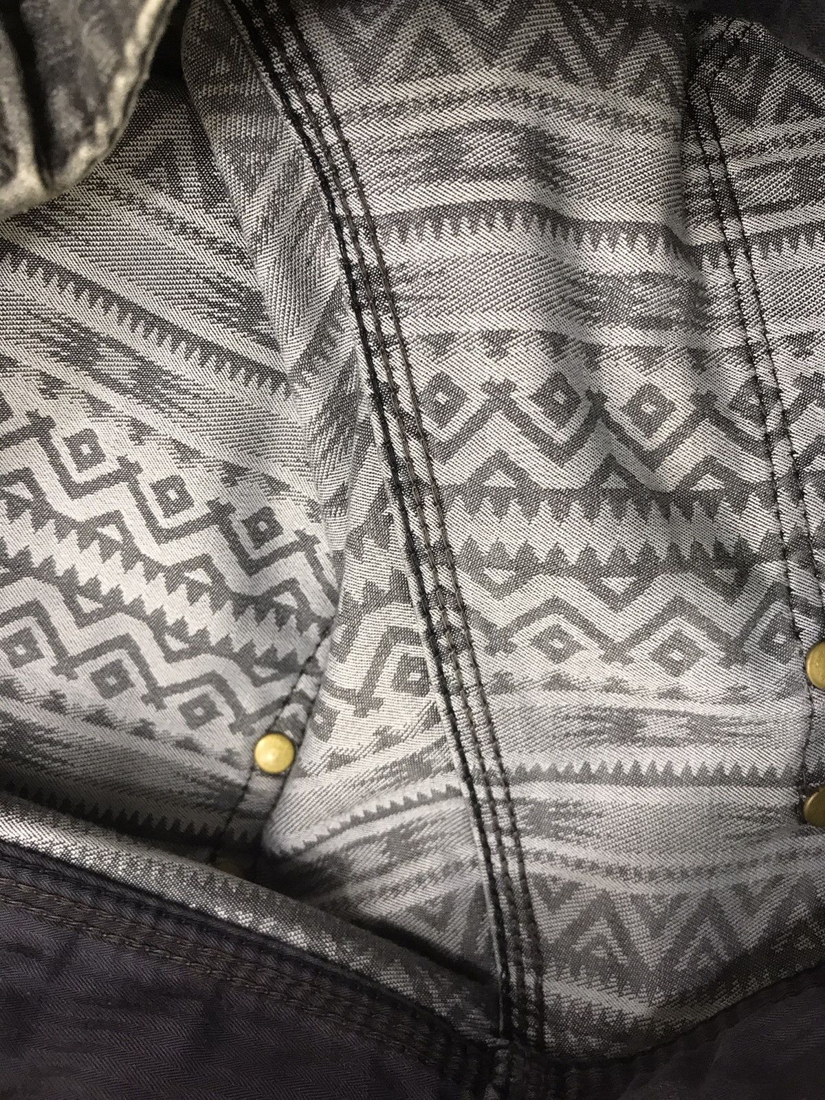 Japanese Brand 💥ULTRA RARE💥RIELABO NCFM Navajo Motive Soft Denim F241 Size US 33 - 21 Thumbnail