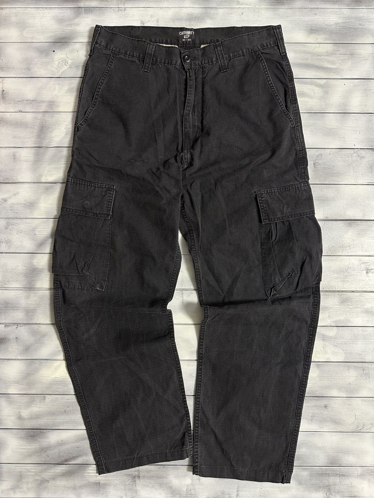 Carhartt Rare Vintage Joggers Pants Carhartt WIP Multi-pocket Y2K Size US 33 - 4 Thumbnail