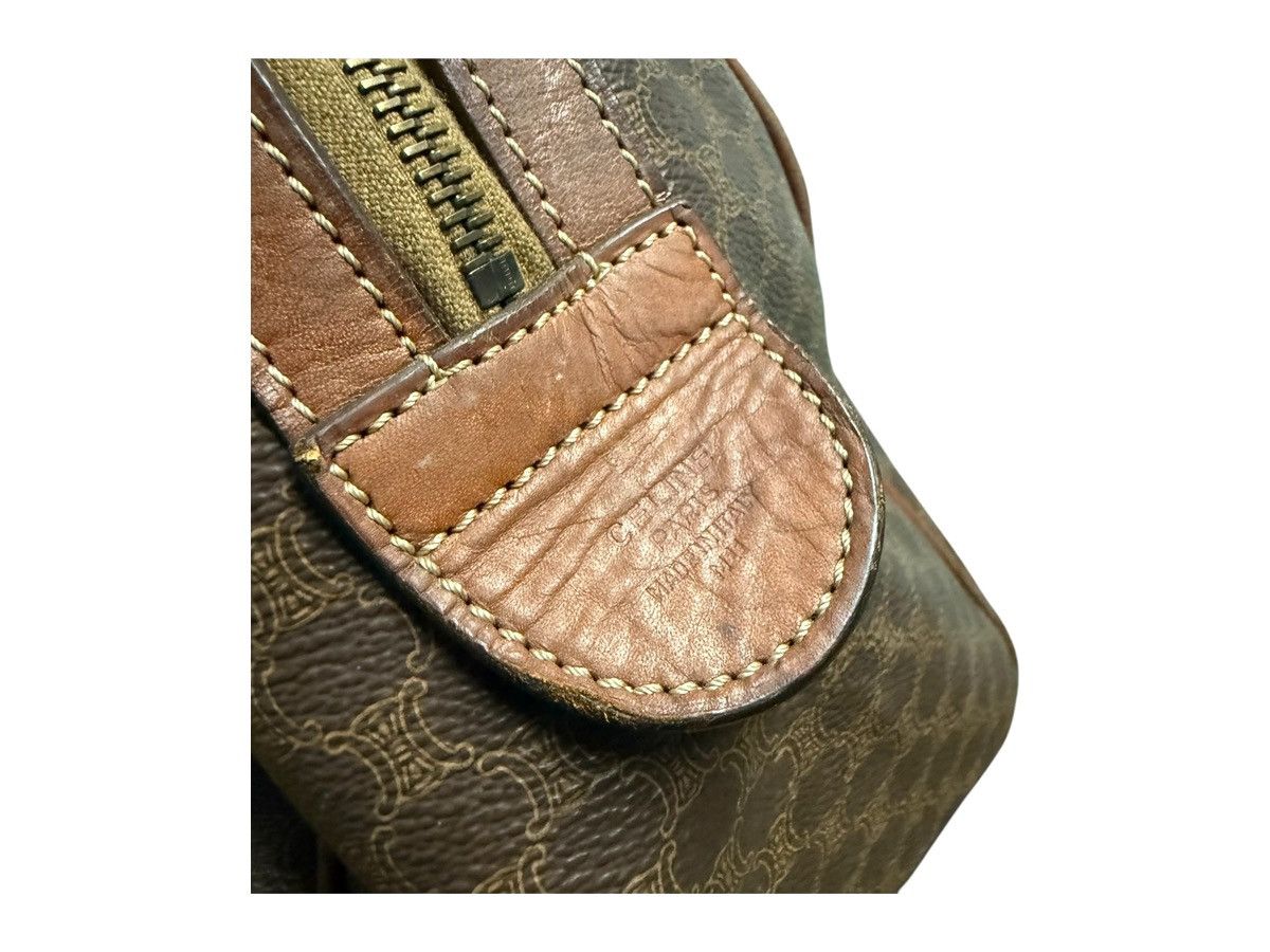 Celine Vintage 90s Celine Macadam Boston Bag Size ONE SIZE - 10 Thumbnail