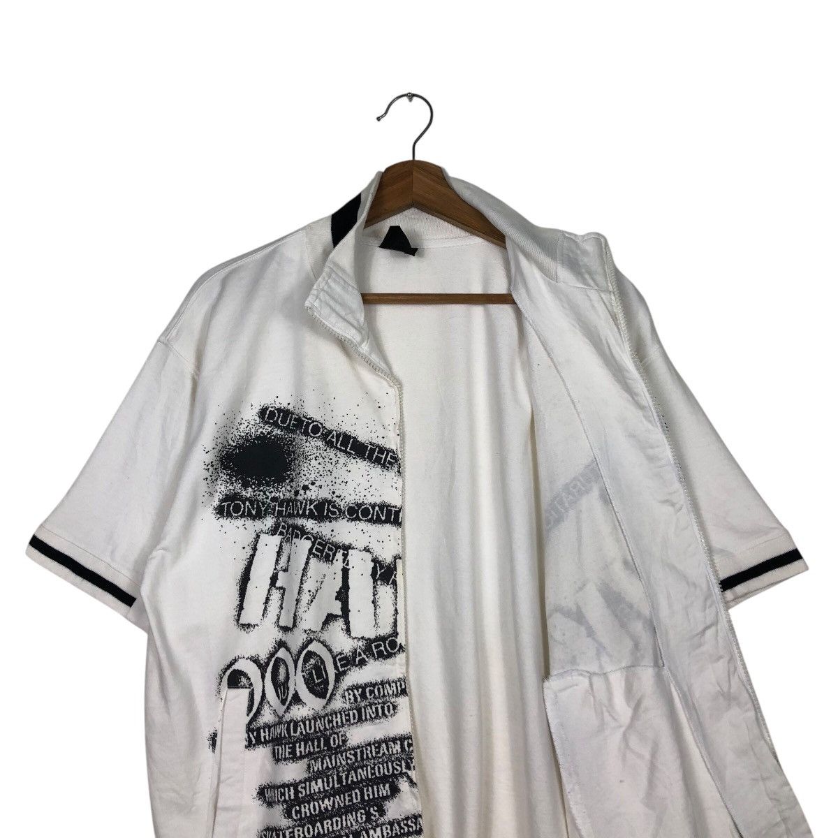 Hysteric Glamour 📌Vintage Half Zipper Sweatshirt Tony Hawk Big Logo Size US M / EU 48-50 / 2 - 13 Thumbnail