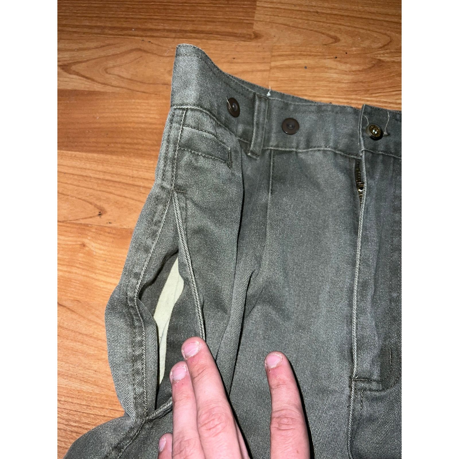 Bugle Boy Vintage Bugle Boy Pants West 40 Route Military Surf Skate 29 Size US 29 - 4 Thumbnail