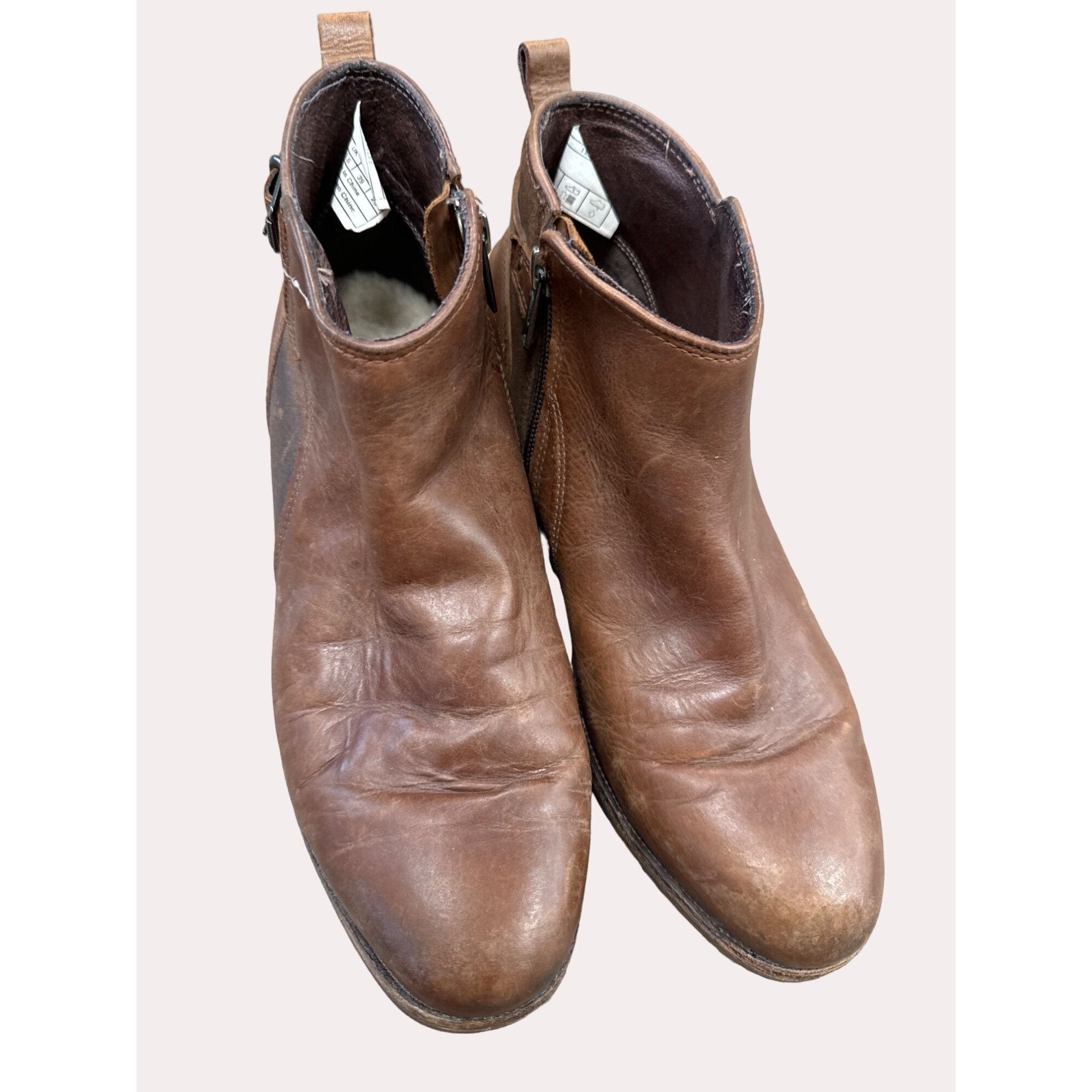 Ugg UGG Australia women’s leather brown Nike boots size 8 SKU 61 Size US 8 / IT 38 - 11 Thumbnail