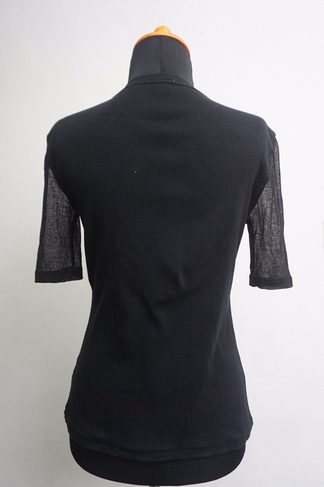 Issey Miyake × Sunao Kuwahara I.S Sunao Kuwahara mesh sleeve Shirt Size M / US 6-8 / IT 42-44 - 4 Thumbnail