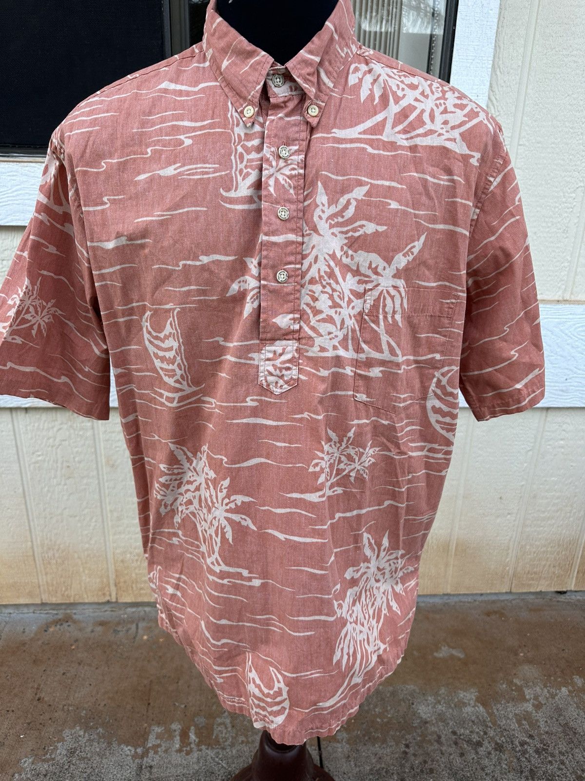 Reyn Spooner PreOwned Reyn Spooner Phil Edwards Hawaiian Orange Men's L Size US L / EU 52-54 / 3 - 1 Thumbnail