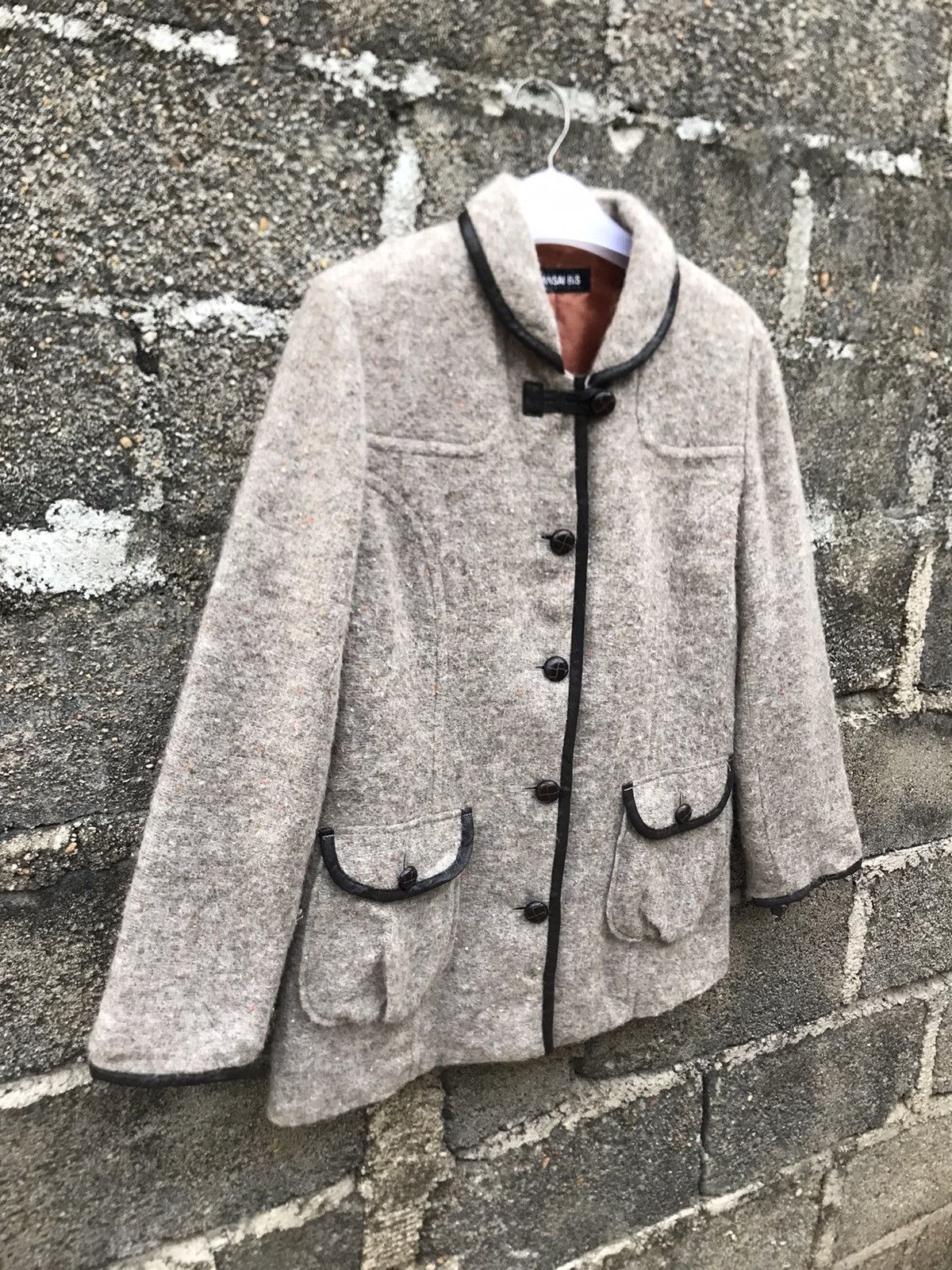 Japanese Brand × Kansai Yamamoto × Vintage ⚡️Vintage Kansai Yamamoto Wool Mohair Button Jacket Size S / US 4 / IT 40 - 2 Thumbnail