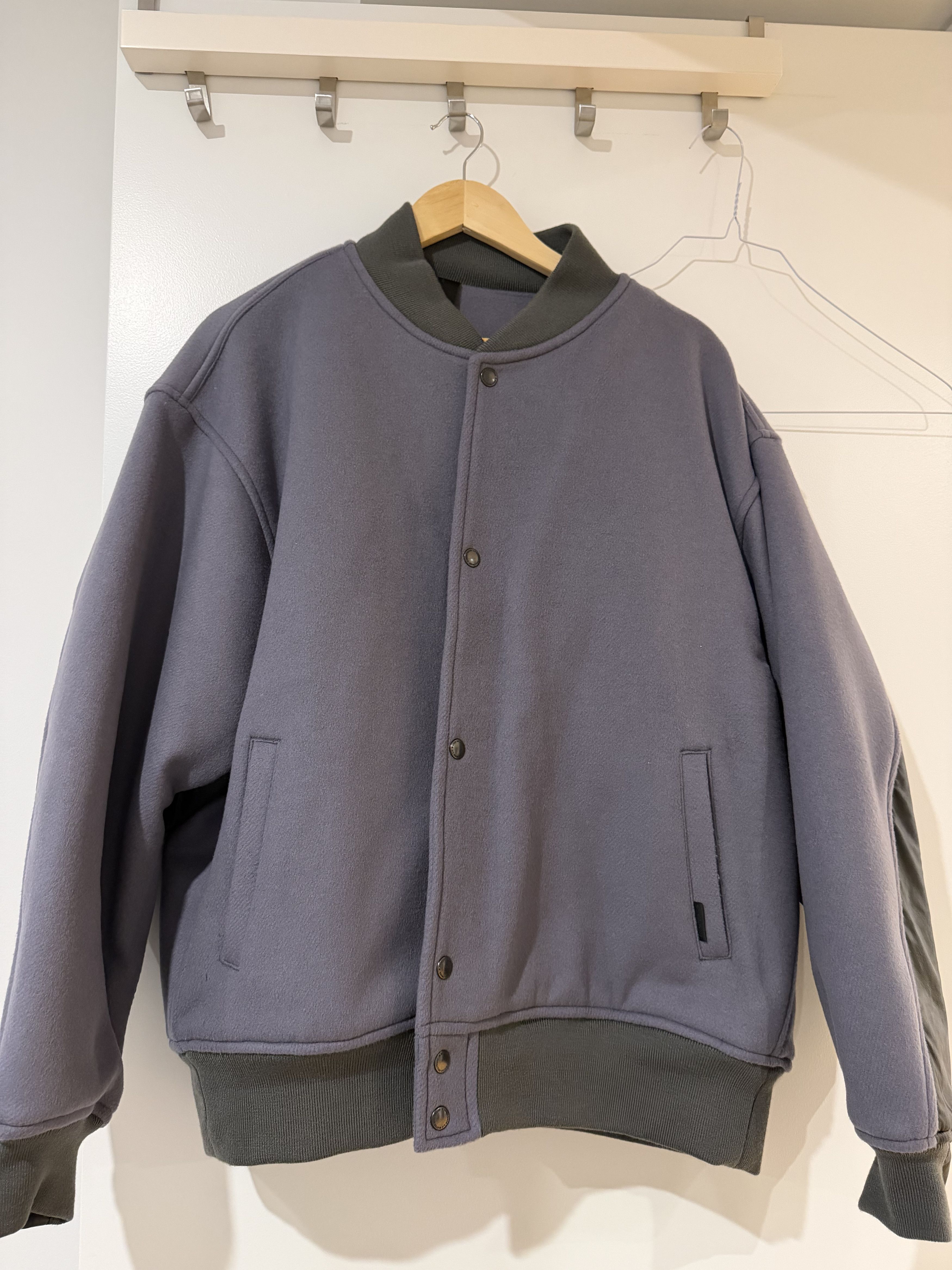 N.Hoolywood N.HOOLYWOOD Stadium Blouson Black 38 Size US M / EU 48-50 / 2 - 2 Thumbnail