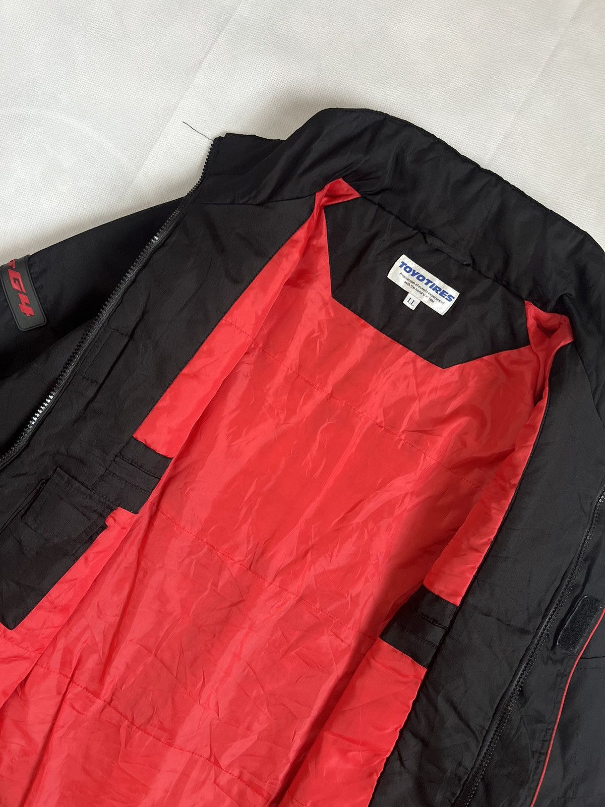 Japanese Brand Vintage Toyo Tires 360 Studless Racing Jacket Japanese Size US XL / EU 56 / 4 - 4 Thumbnail