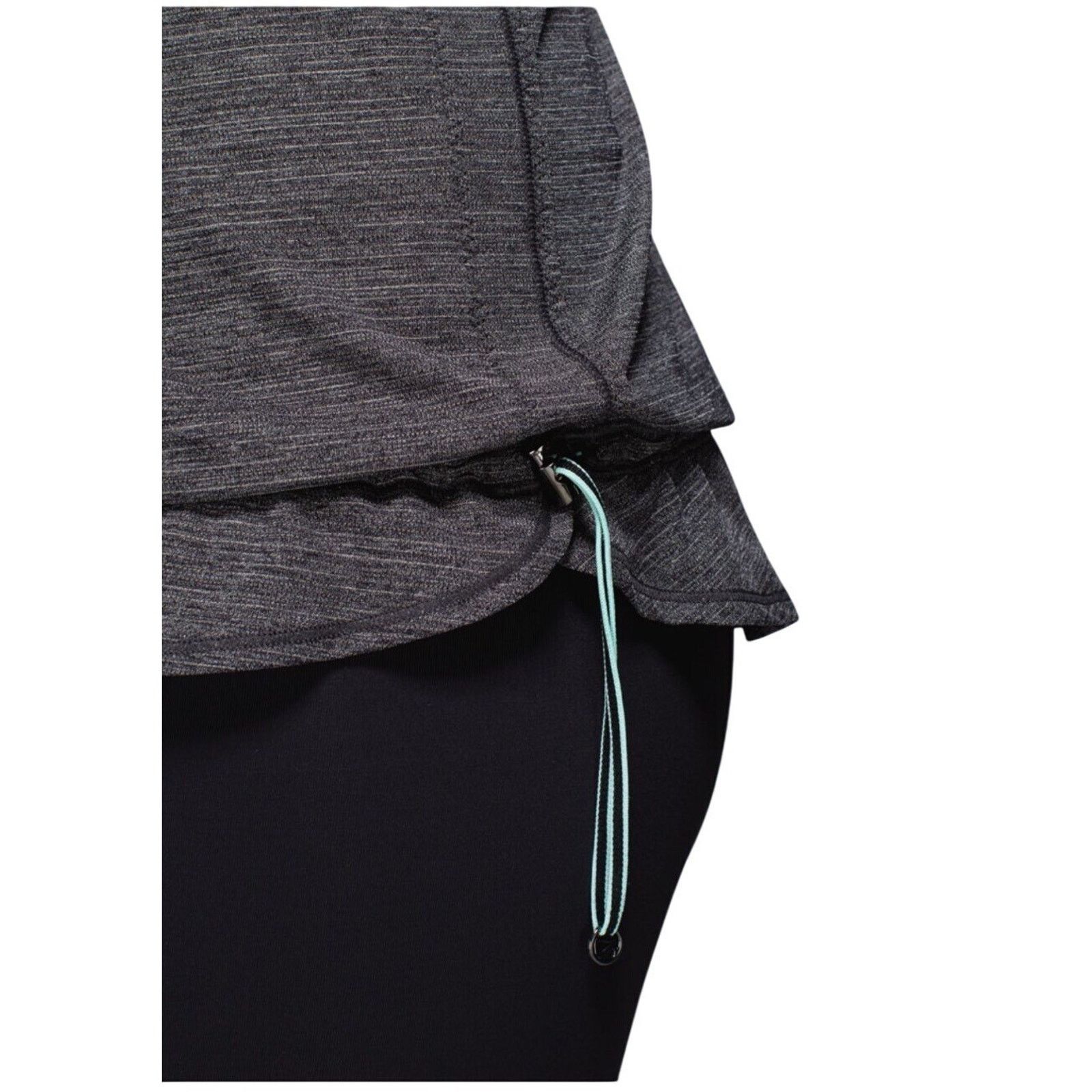 Lululemon Lululemon 2 in 1 Pullover Tank Top Sports Bra 6 Gray Black Size S / US 4 / IT 40 - 3 Thumbnail