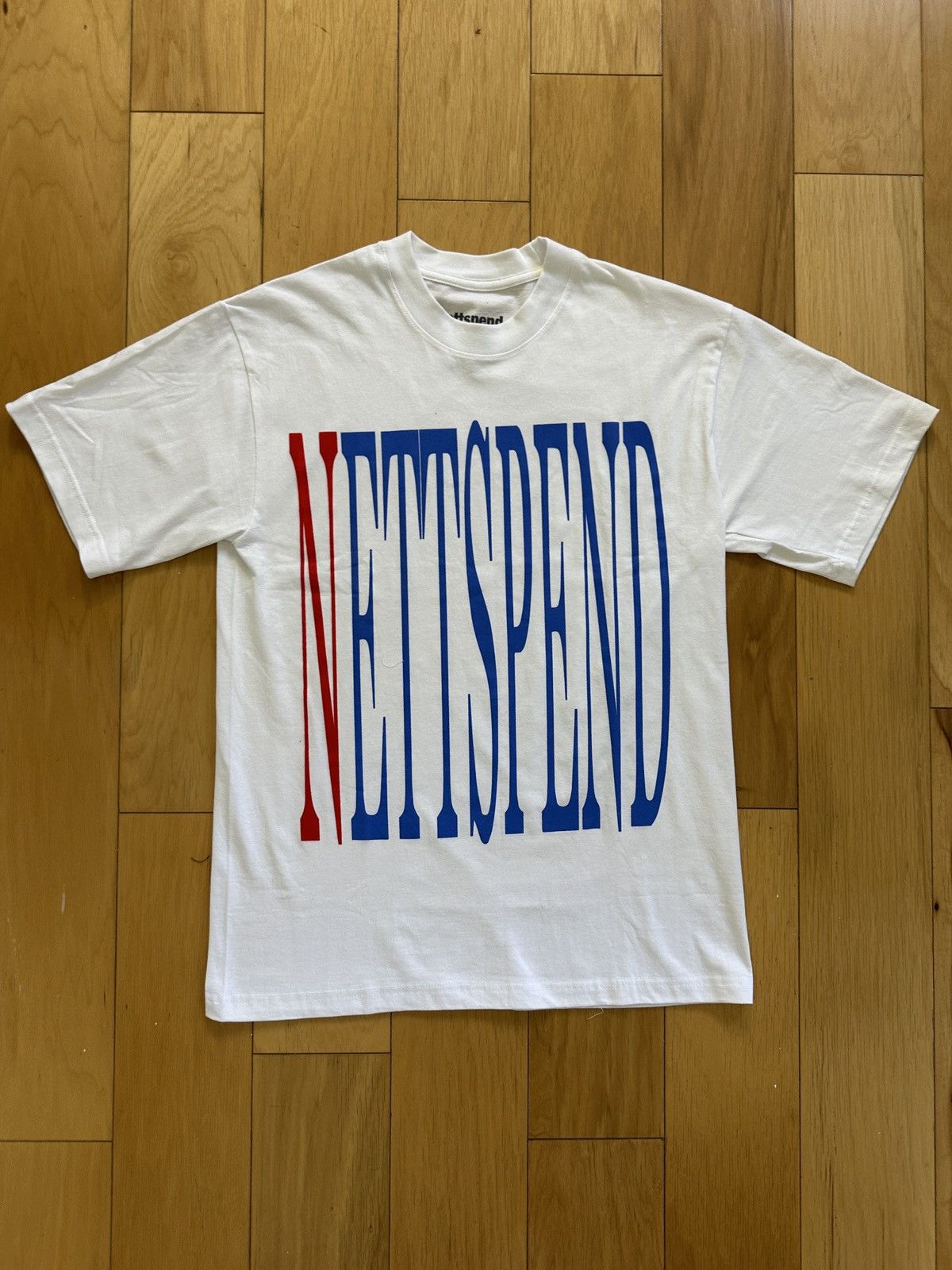 トップス Nettspend Invert Tour Vlone T-Shirt Other Nettspend Invert Tour “Vlone” Tee White + Red + Blue