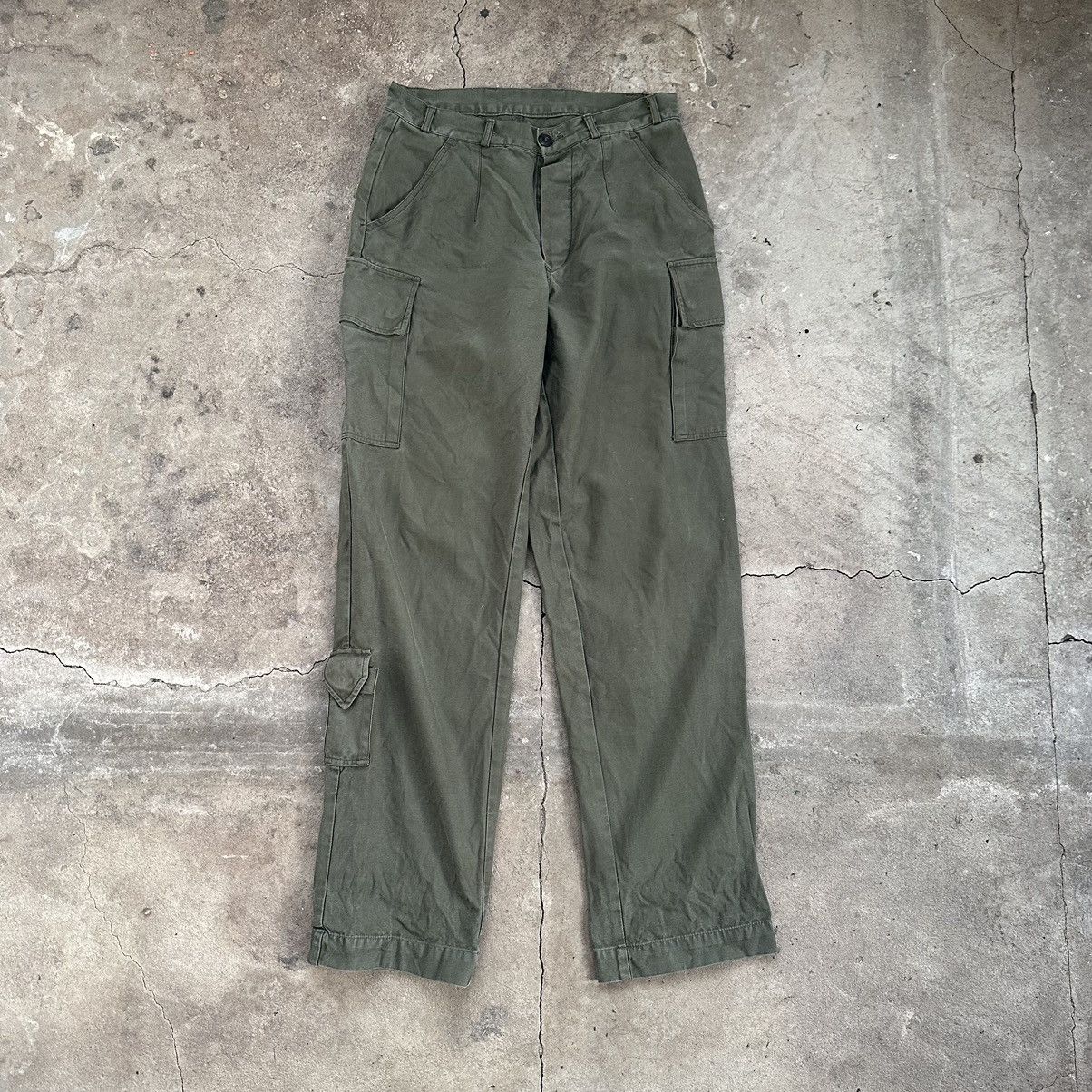 Japanese Brand Vintage utility fatigue cargo military pants British army Size US 31 - 3 Thumbnail