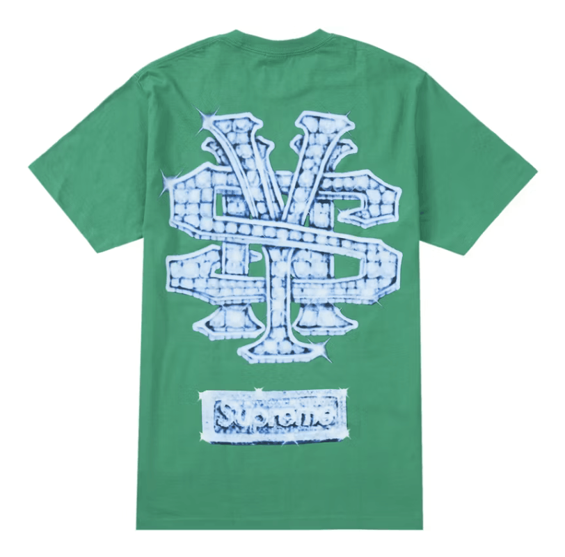 Supreme Supreme Snowman Tee Green Size M Size US M / EU 48-50 / 2 - 2 Thumbnail
